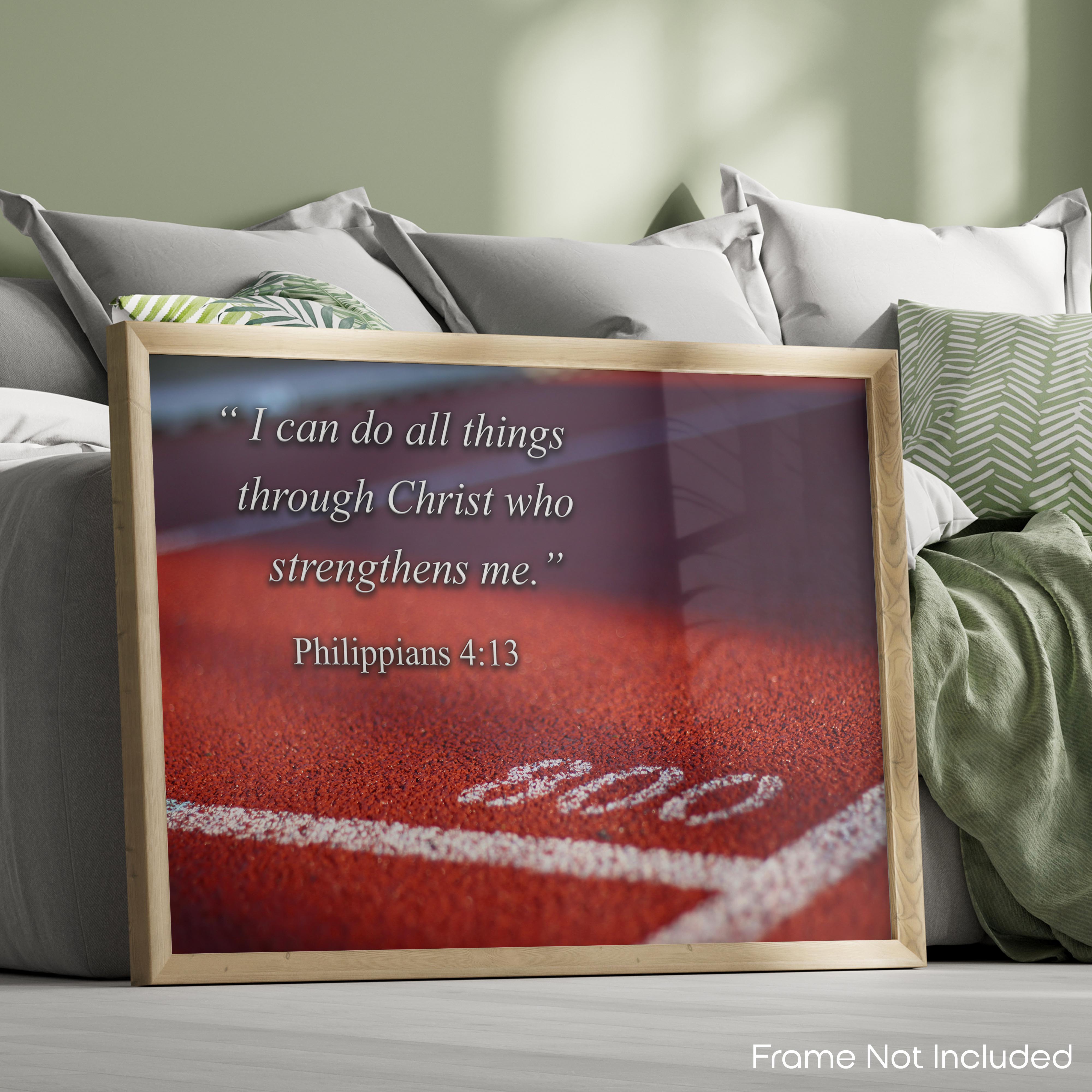 Running - Religious Poster
