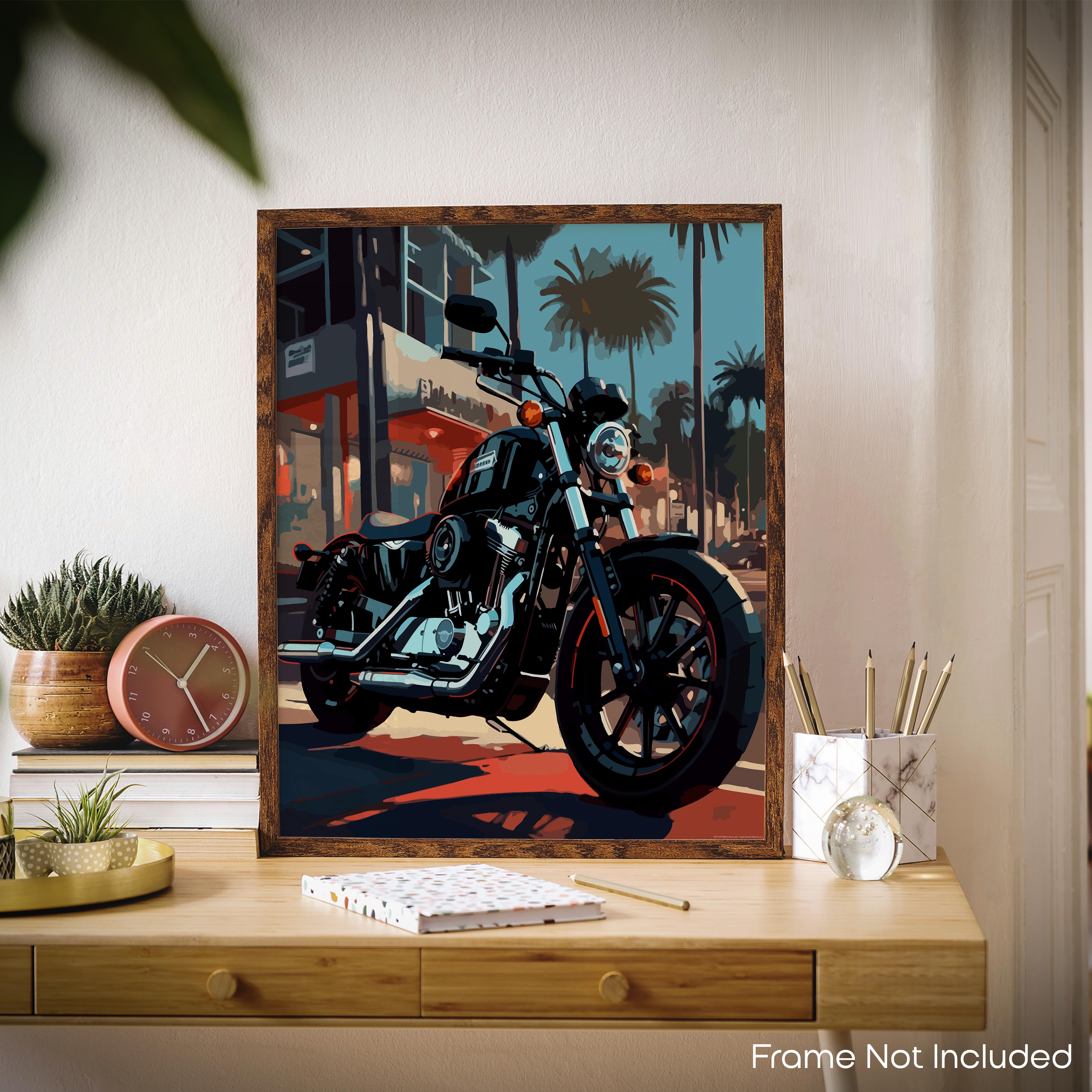 Lavish - Motorcycle Poster
