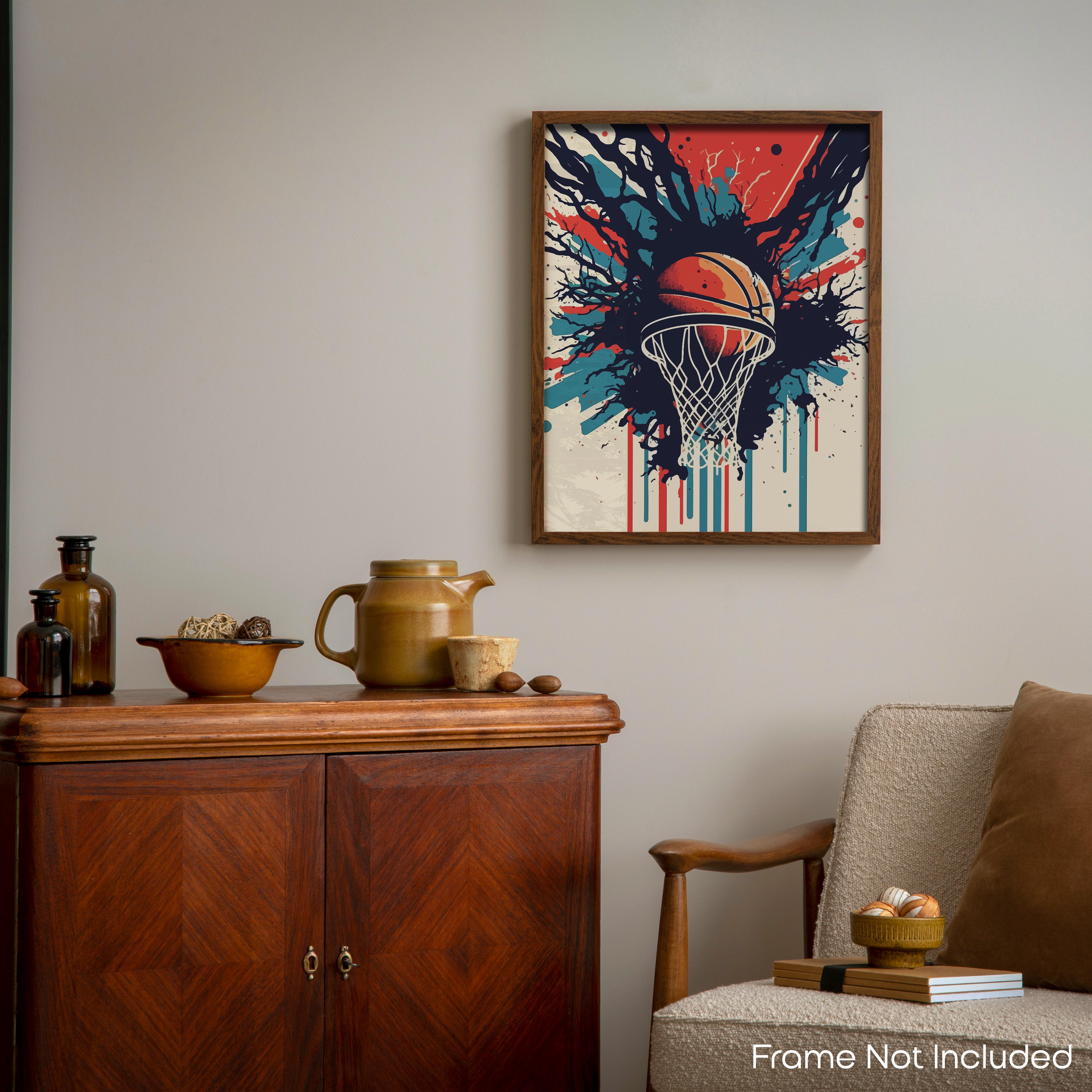 Dribble - Basketball Poster