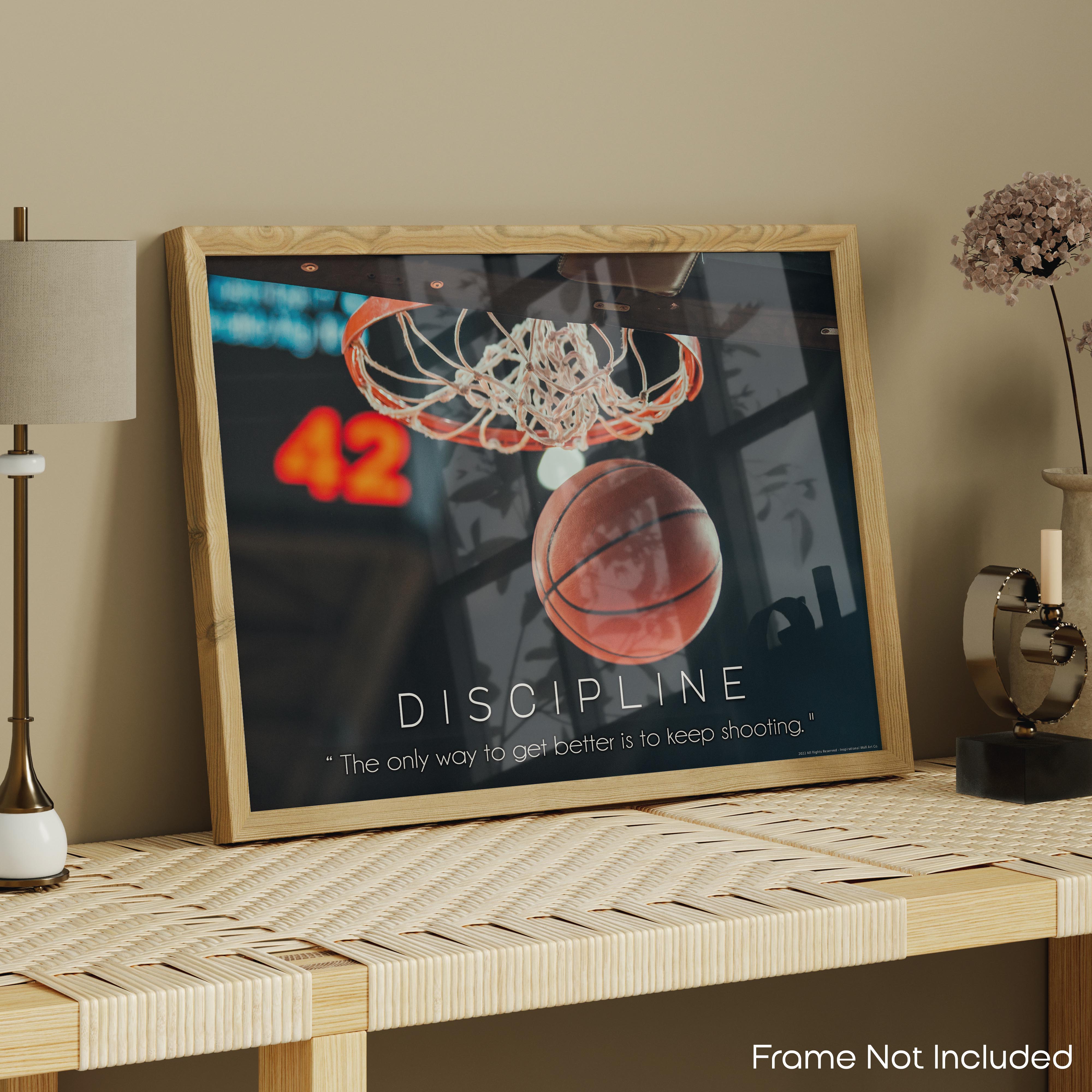 Discipline - Basketball Poster