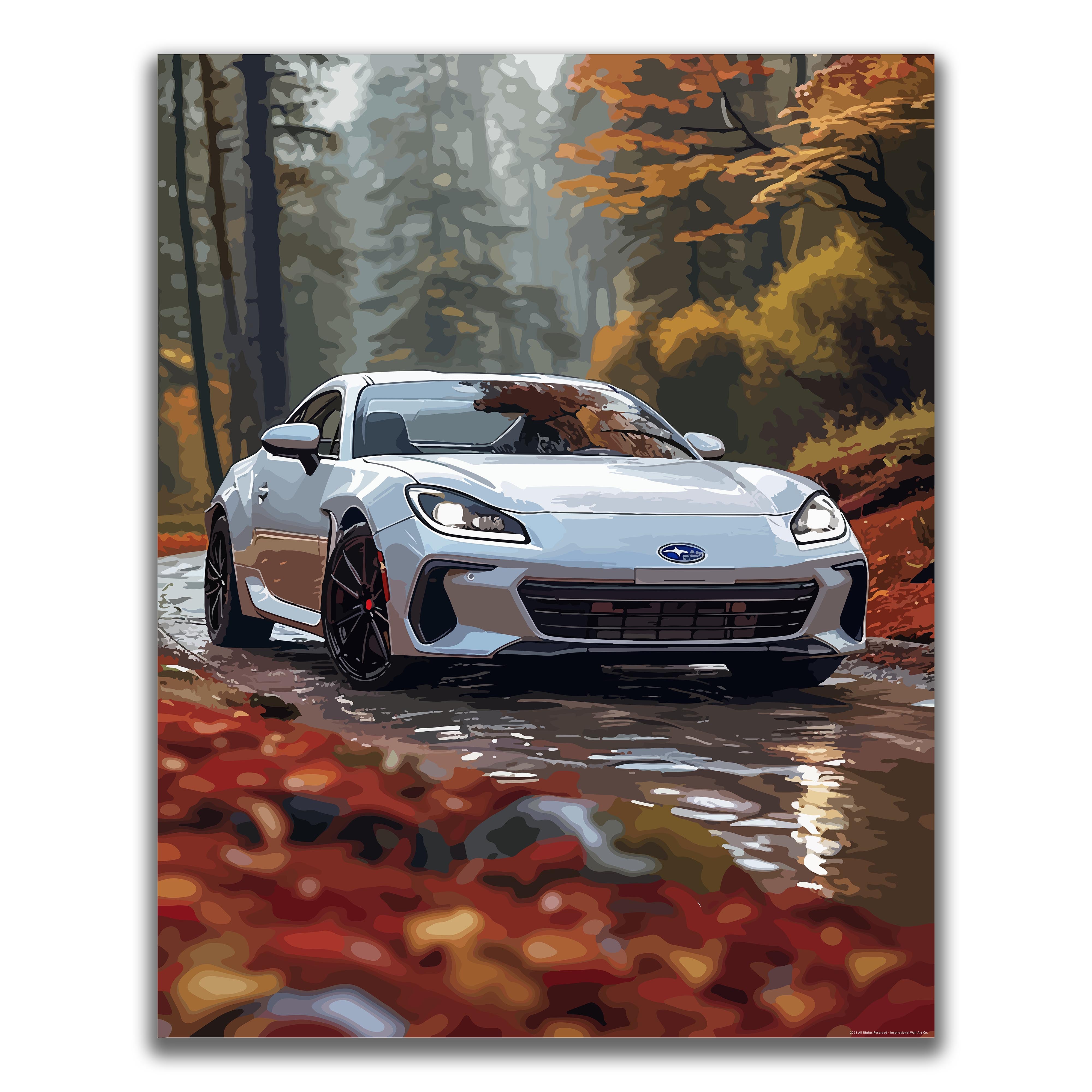 Adventurous - Car Poster