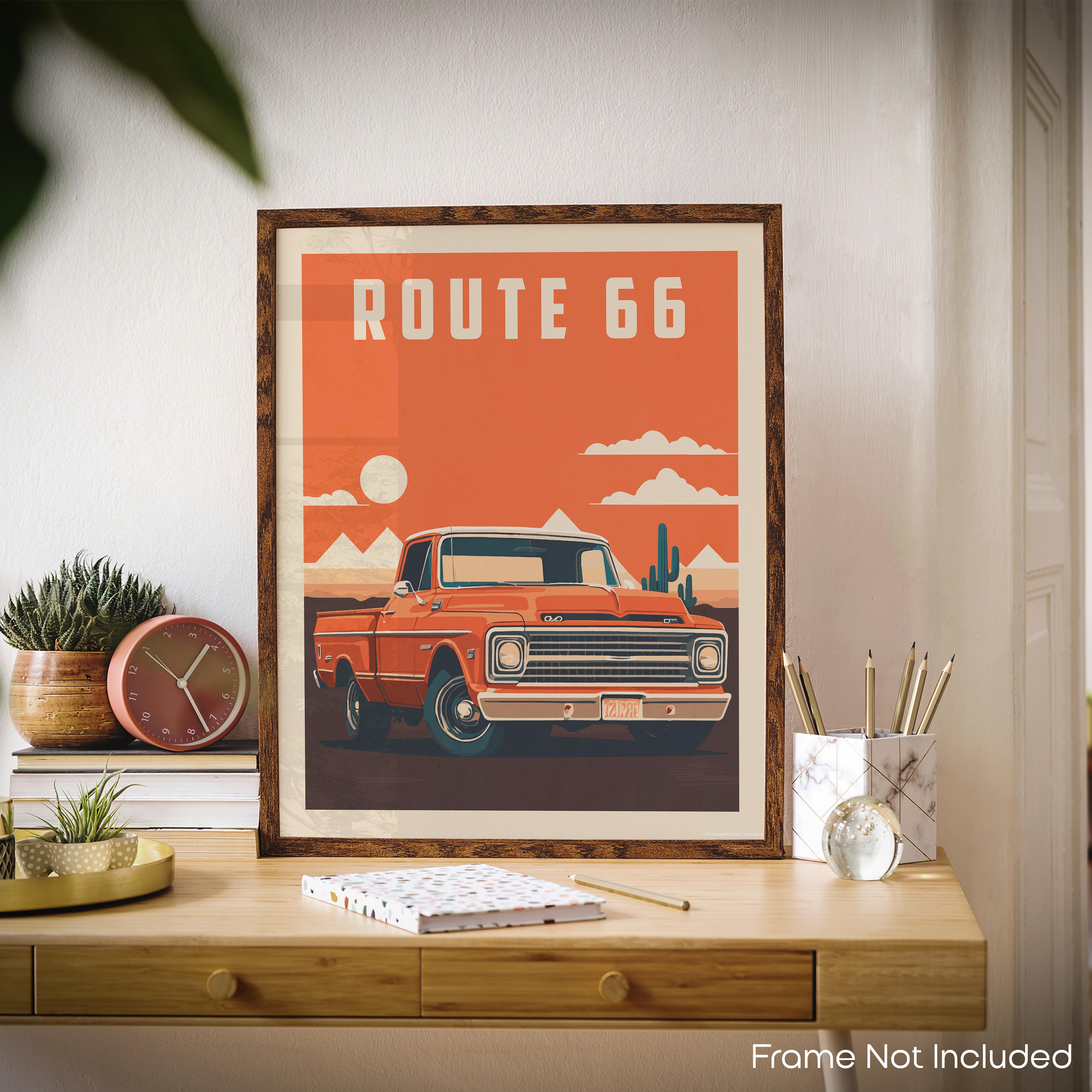 Route 66 - Truck Poster