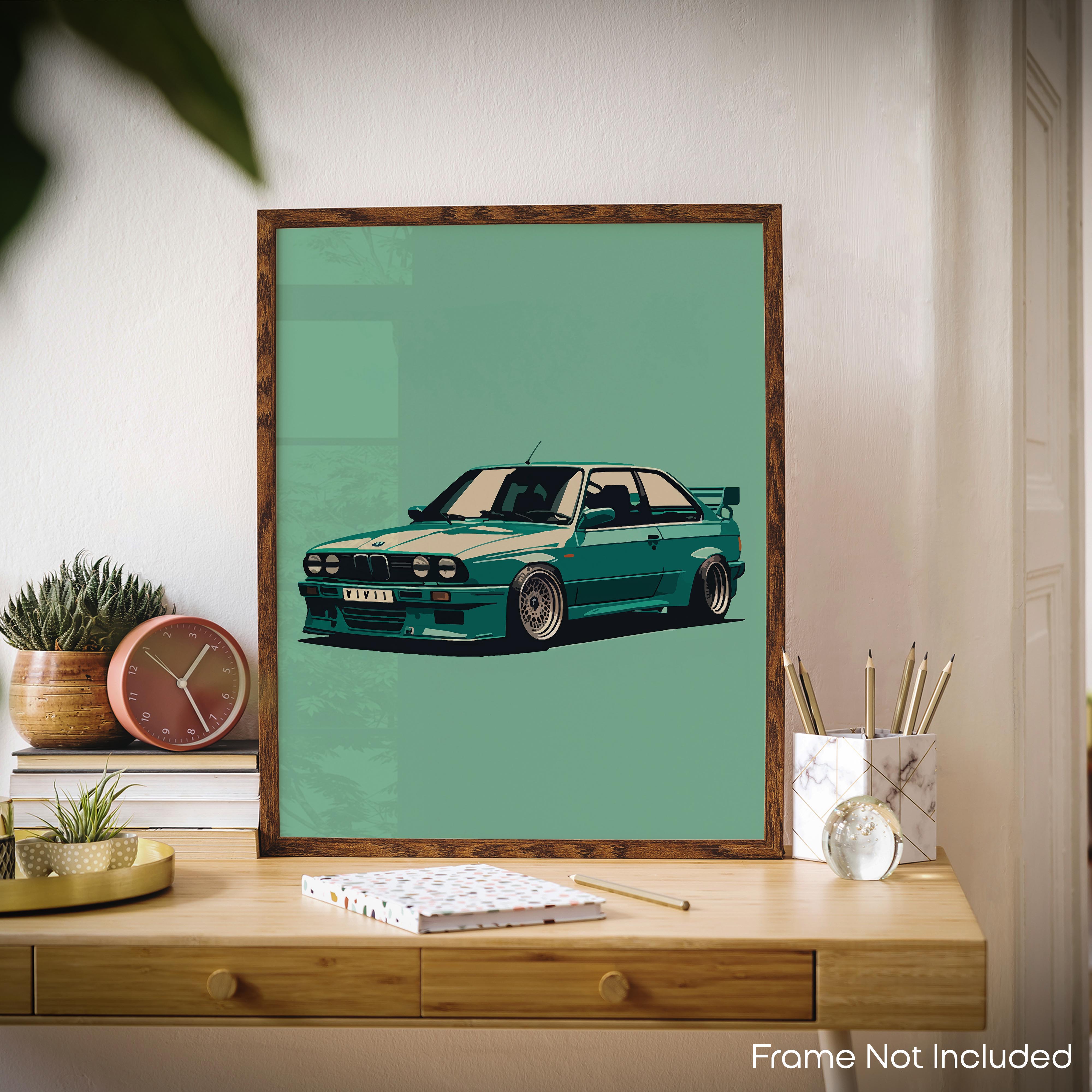 Old M3 - Car Poster