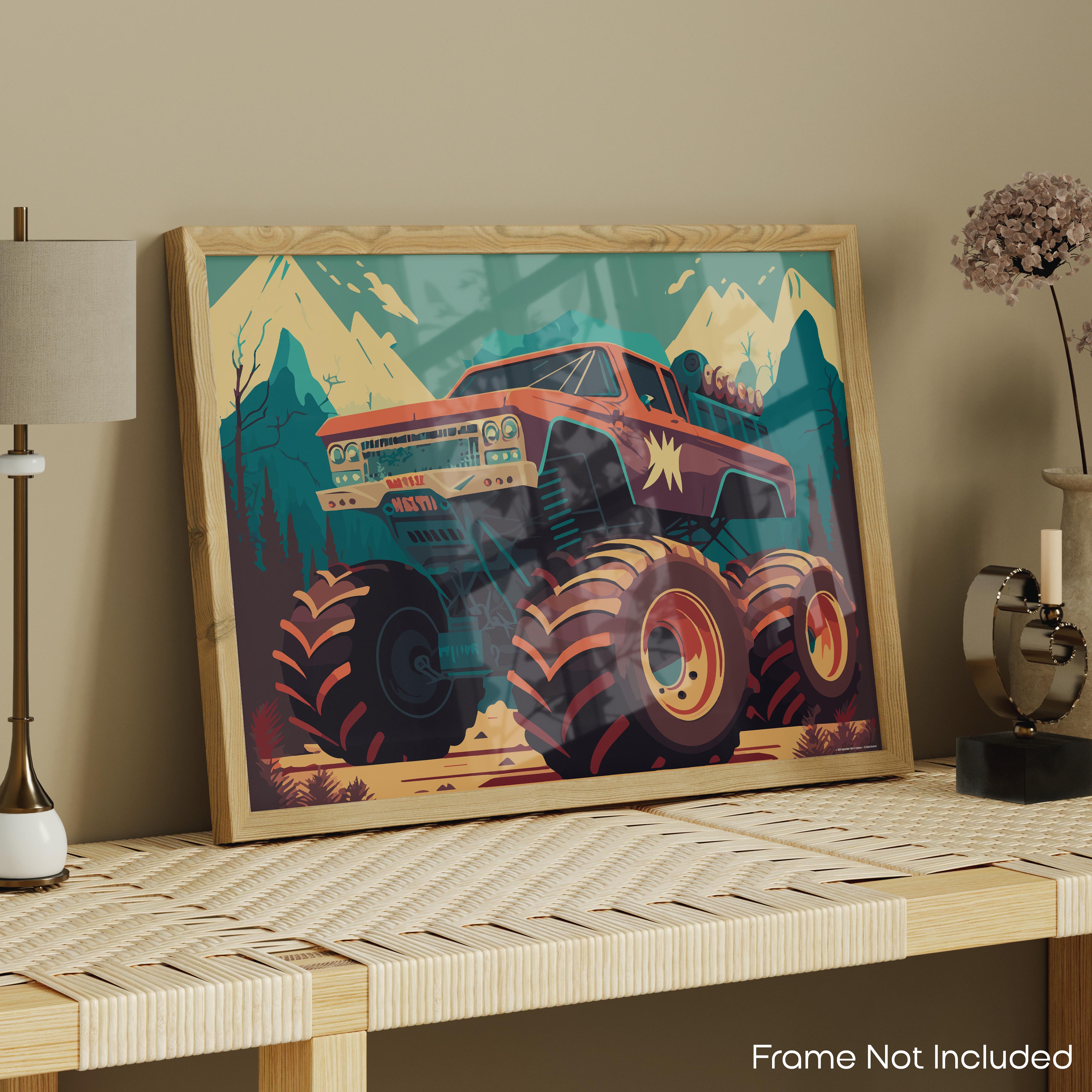 Mean Machine - Truck Poster