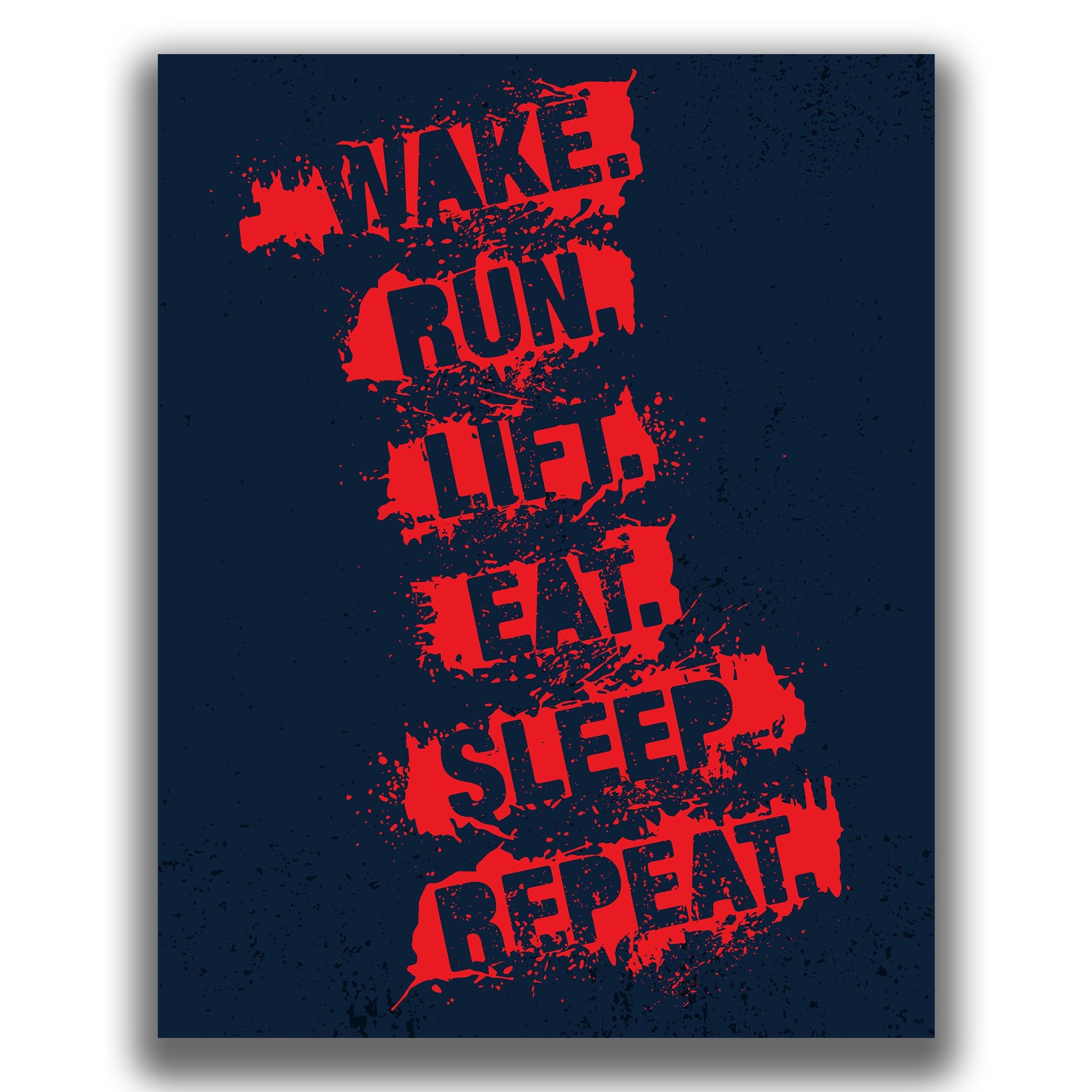 Run Repeat - Gym Poster