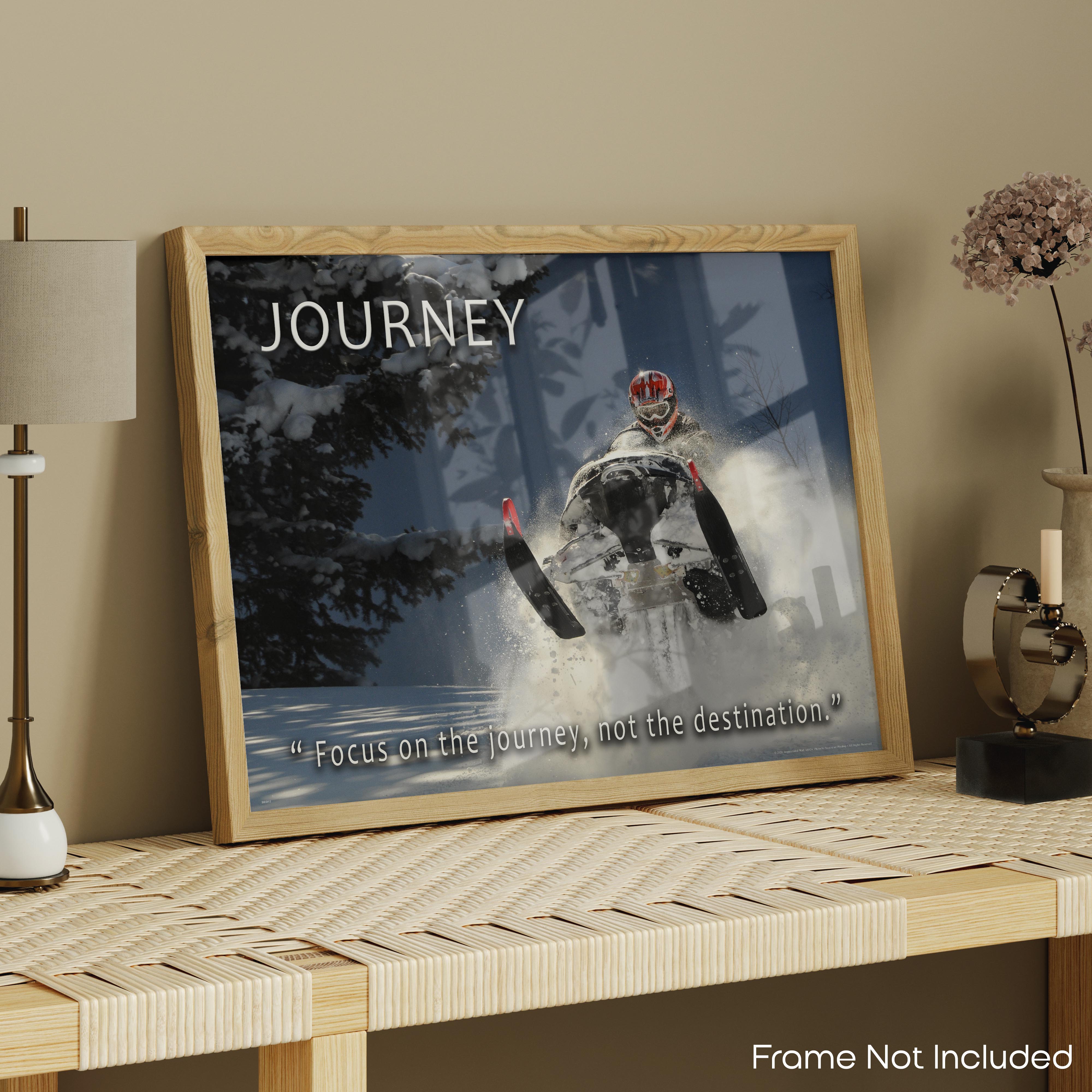Journey - Snowmobile Poster