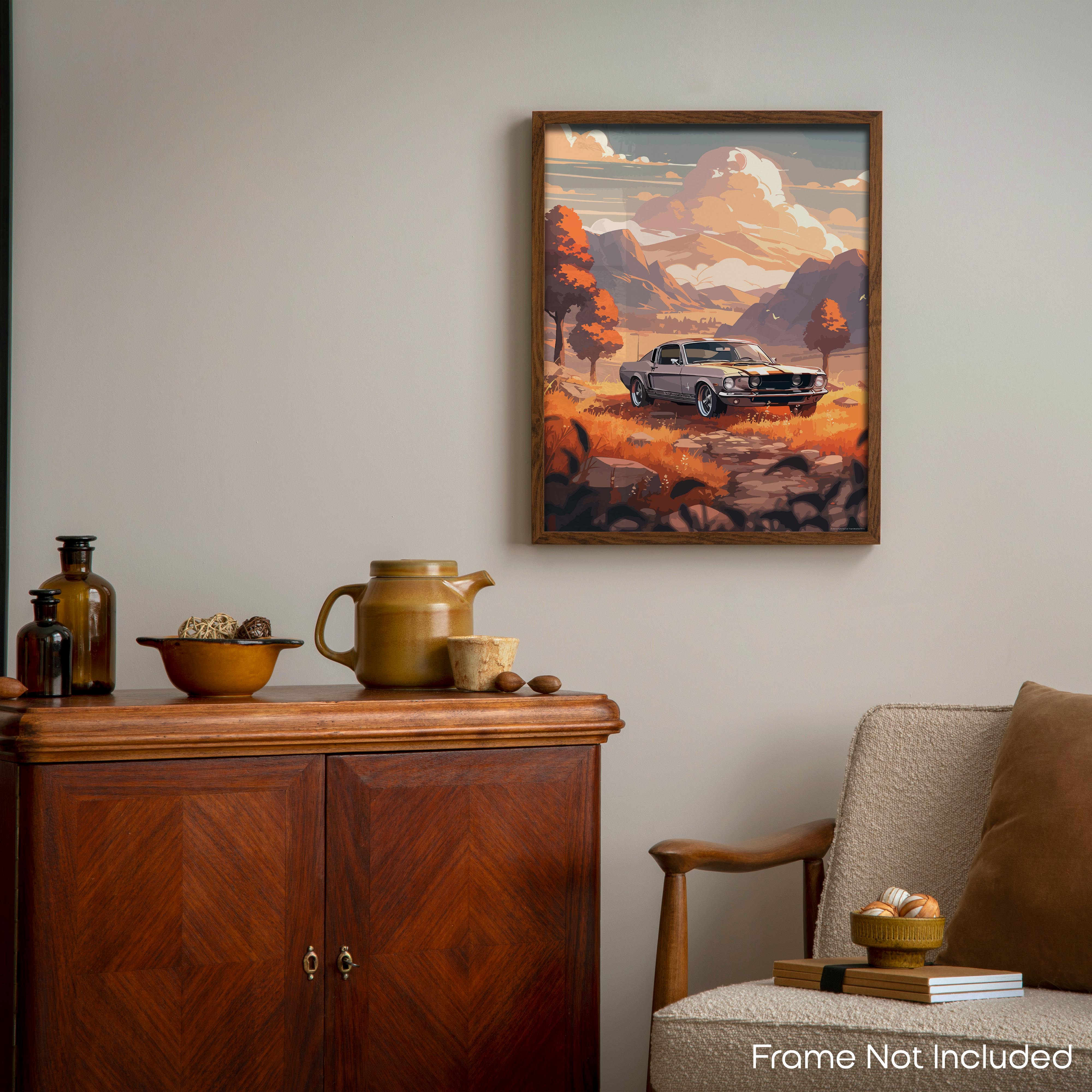 V8 - Car Poster