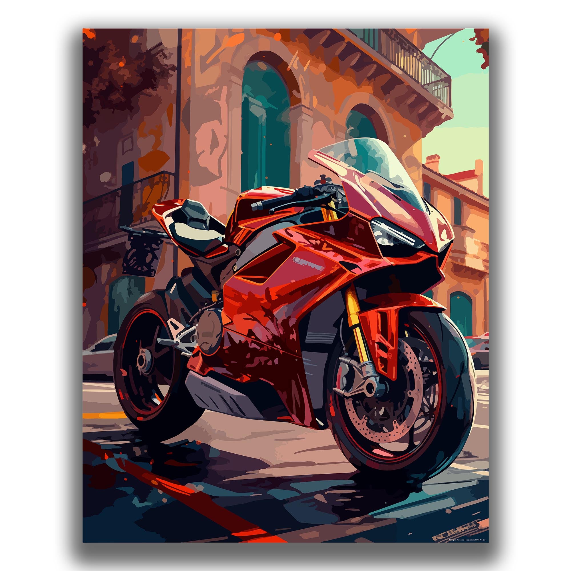 Electric - Motorcycle Poster