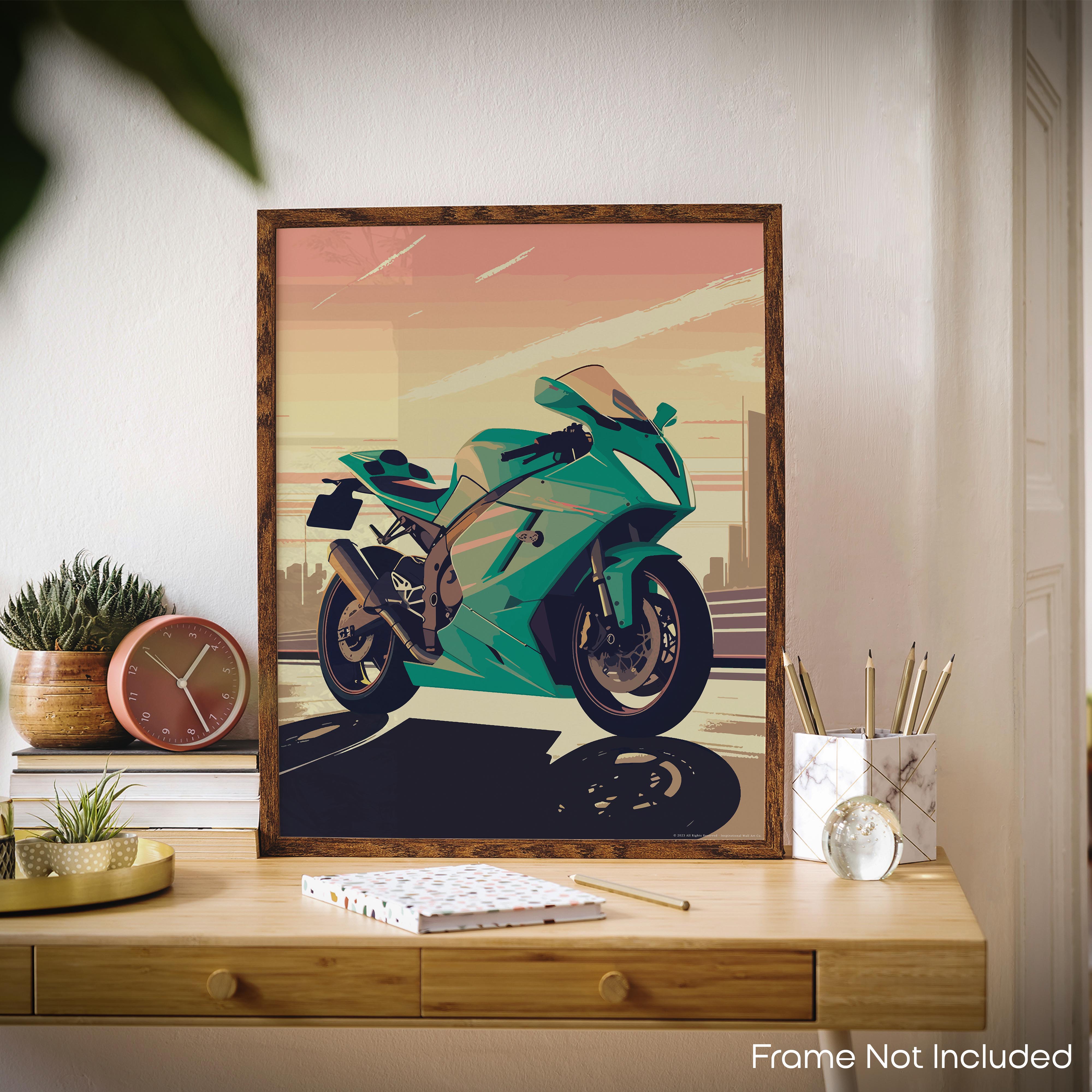 Motorcycle Majesty - Motorcycle Poster