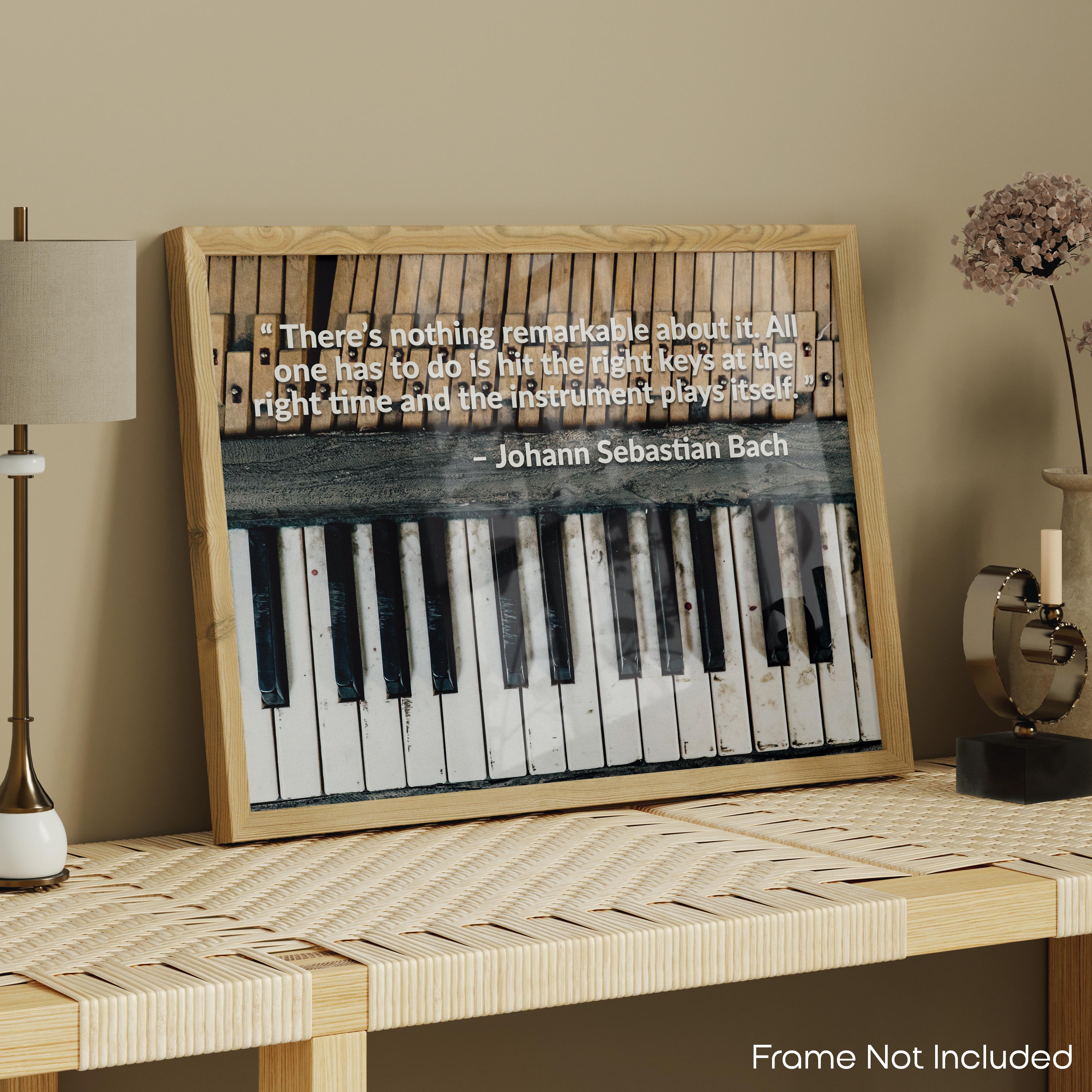Piano Keys - Music Poster