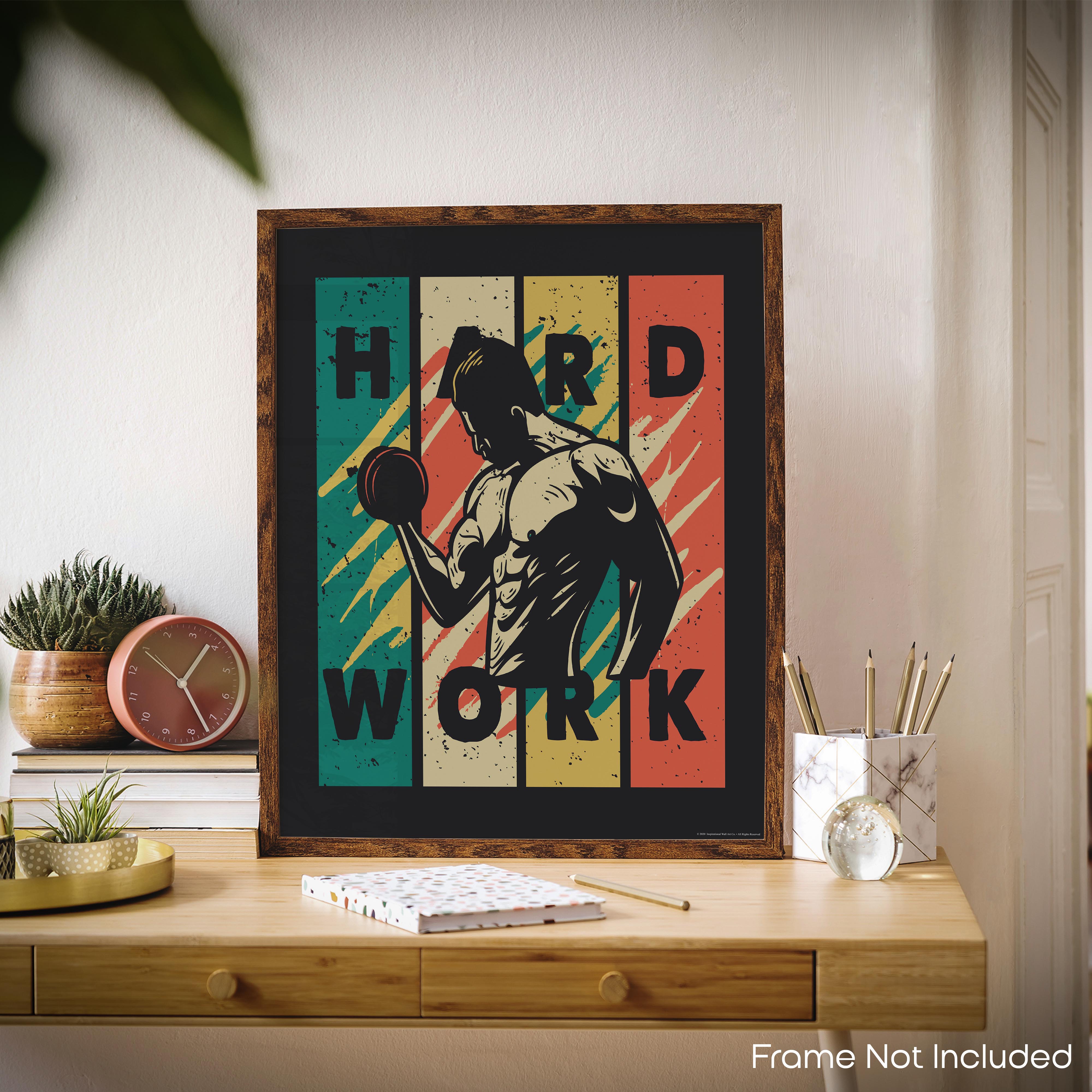 Go Hard - Gym Poster