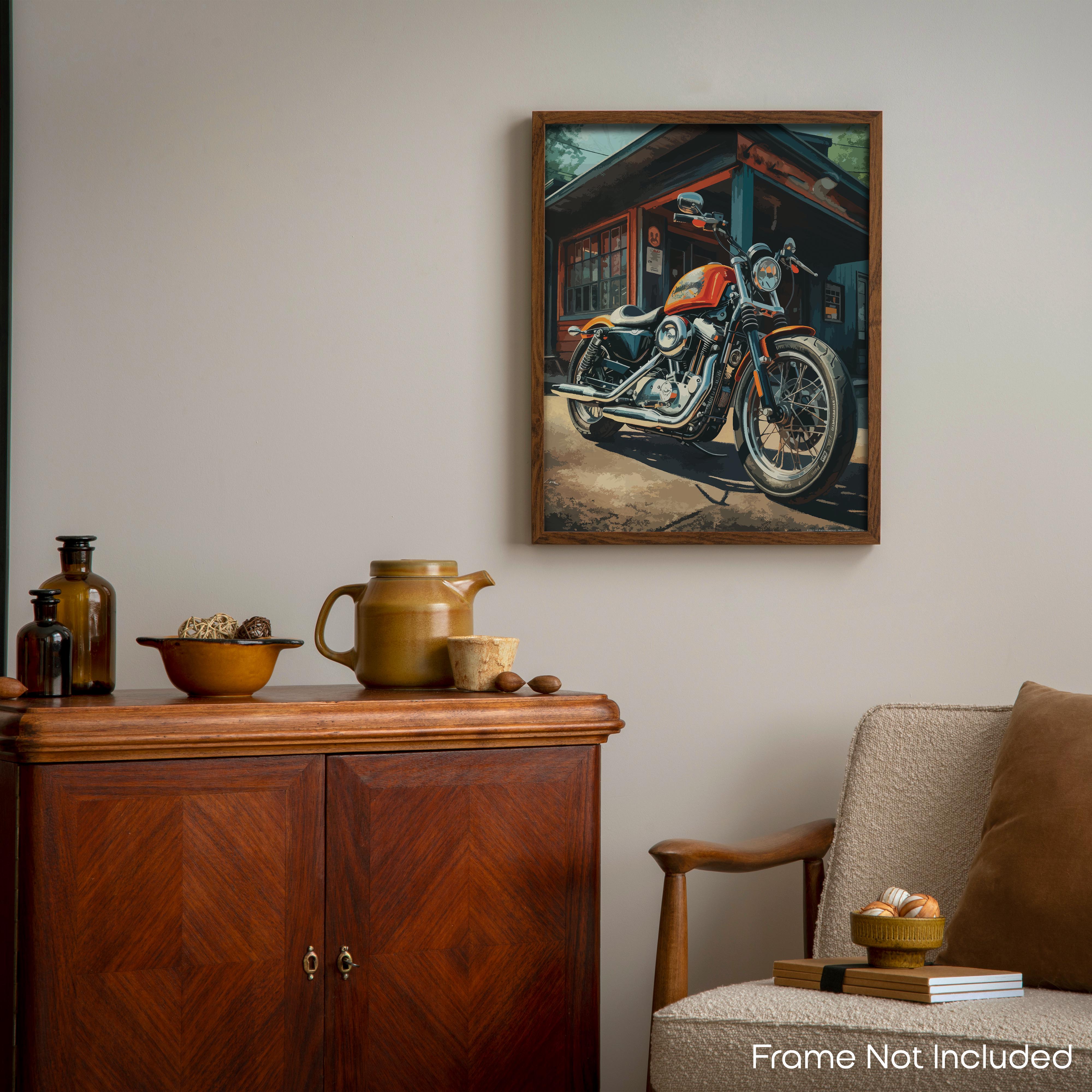 Cruiser Paradise - Motorcycle Poster