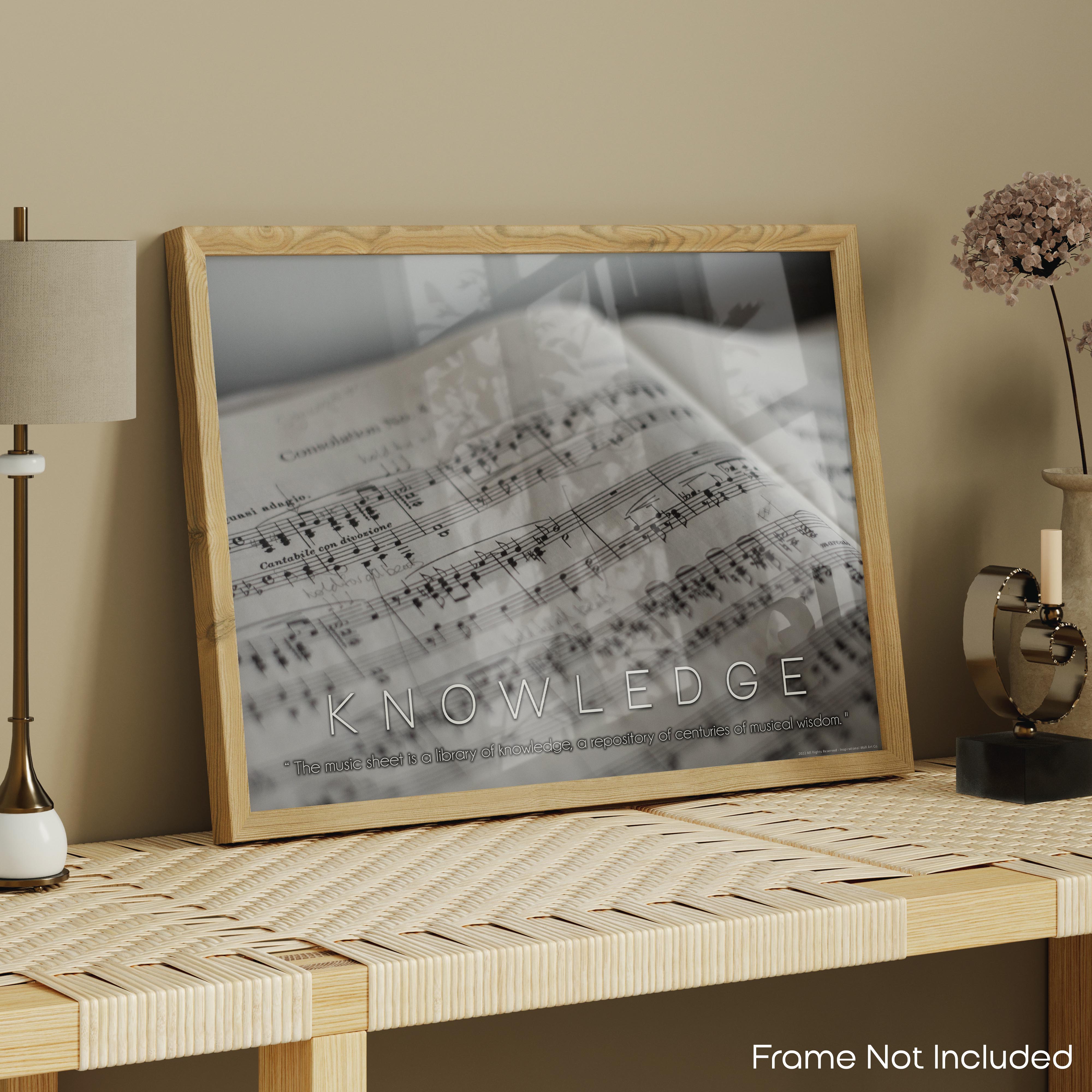 Knowledge - Music Poster