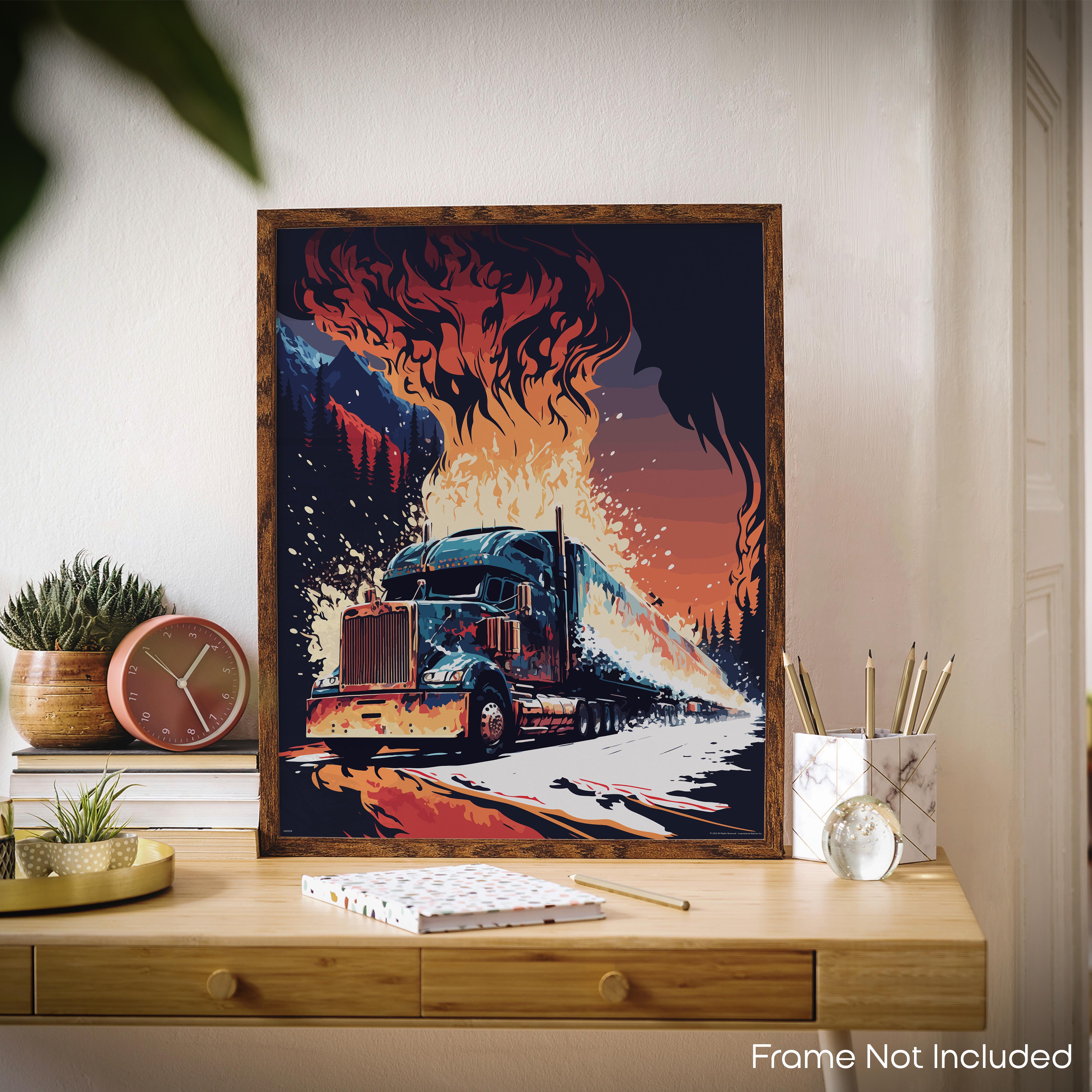 Nostalgia - Semi Truck Poster
