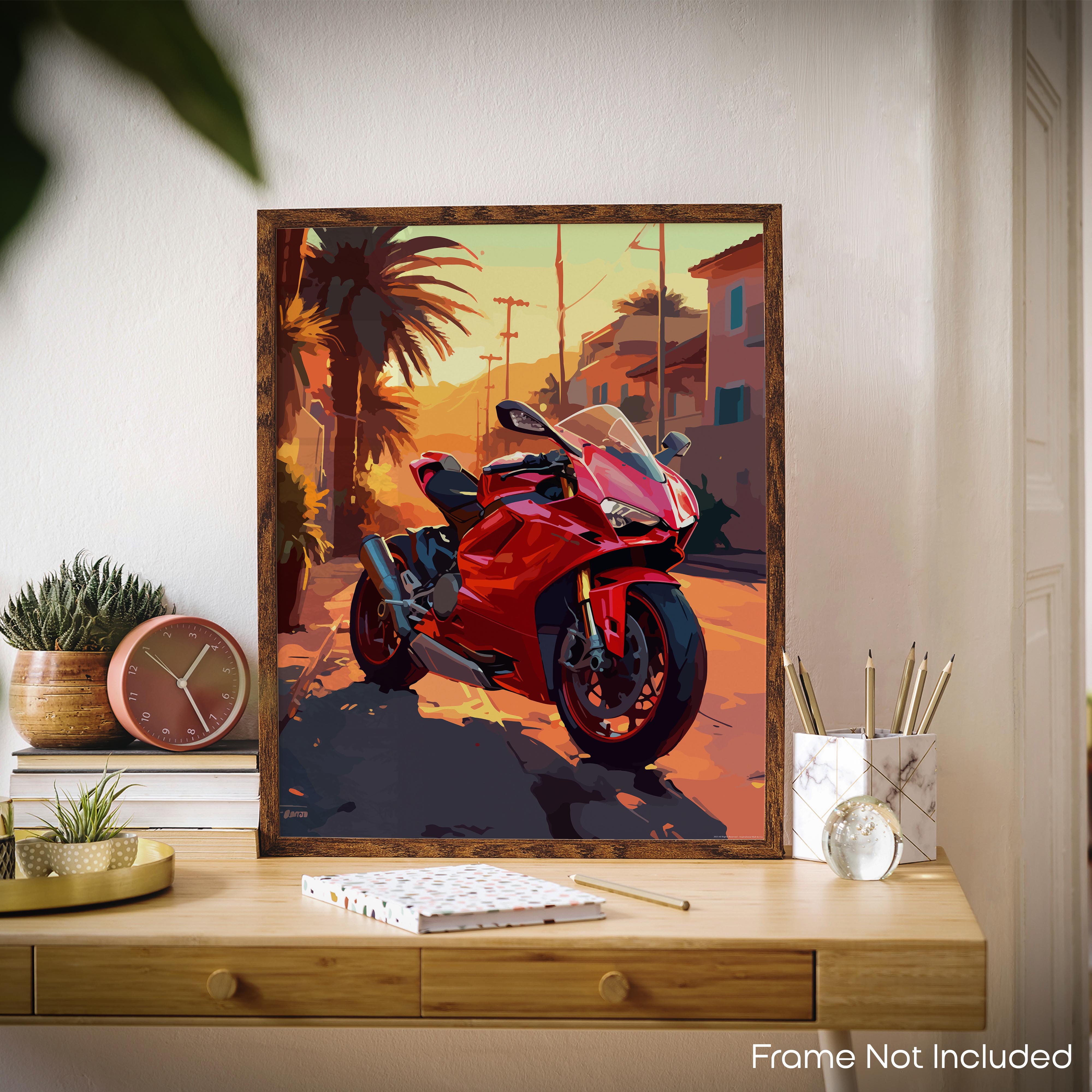 Elegant - Motorcycle Poster