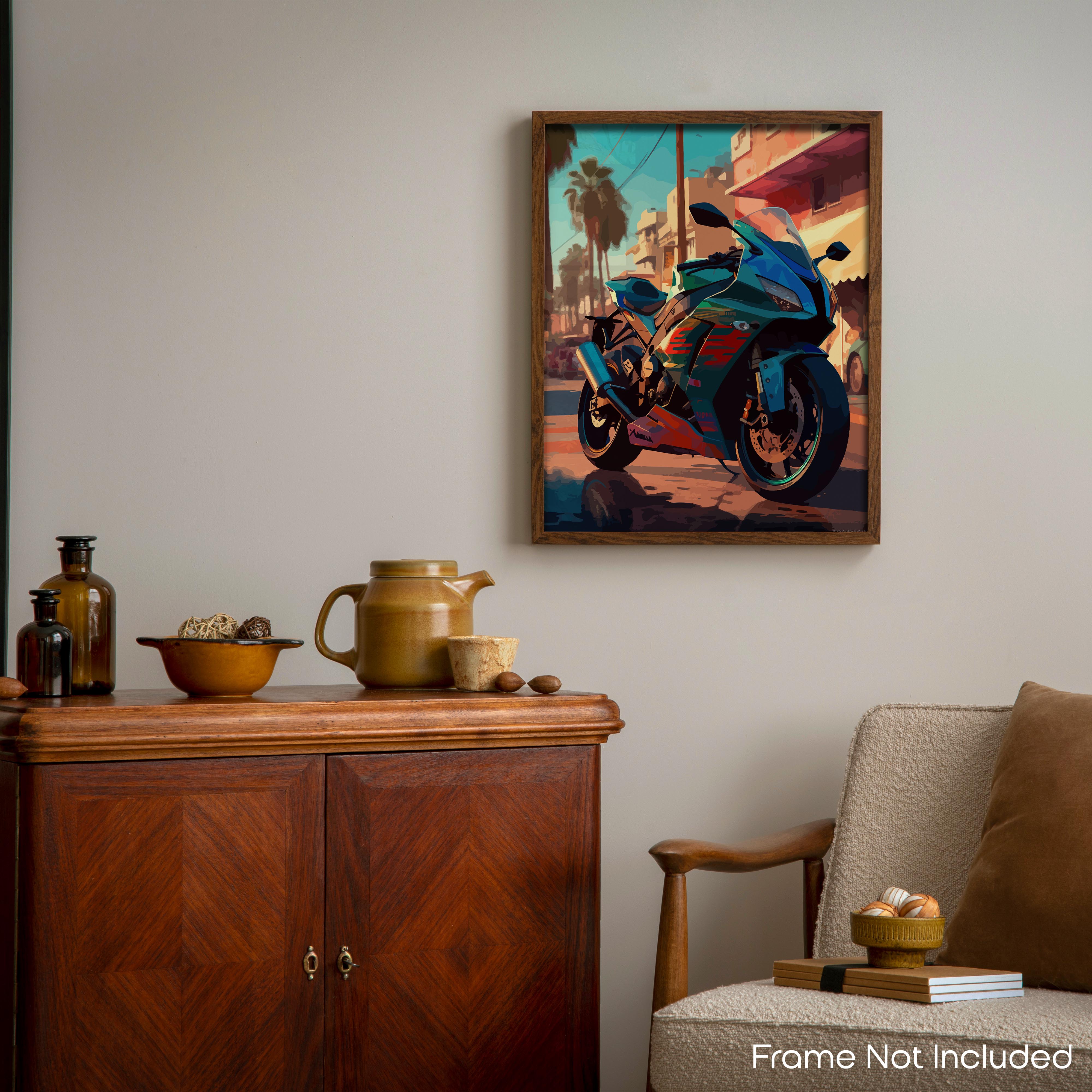 Energetic - Motorcycle Poster