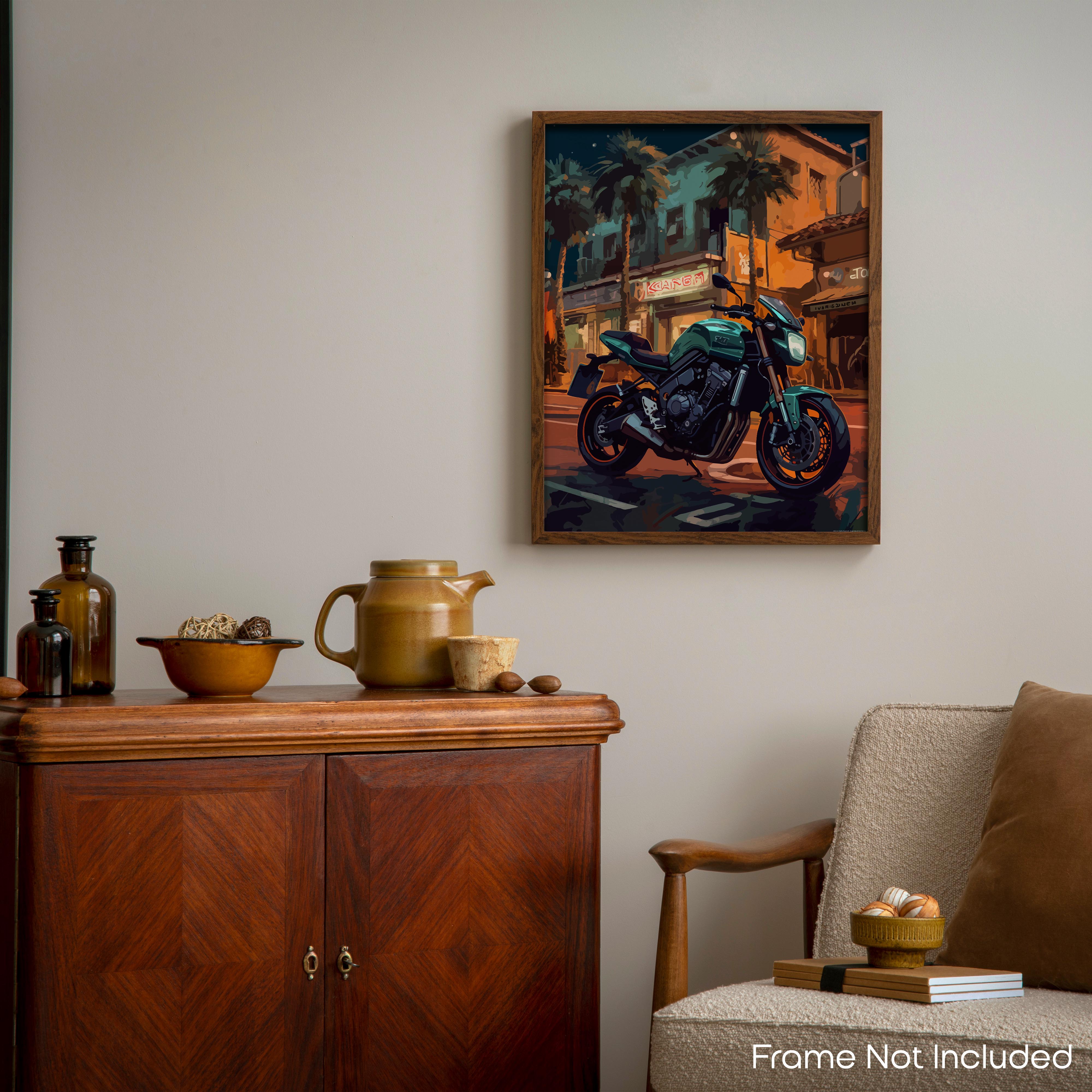 Enticing - Motorcycle Poster