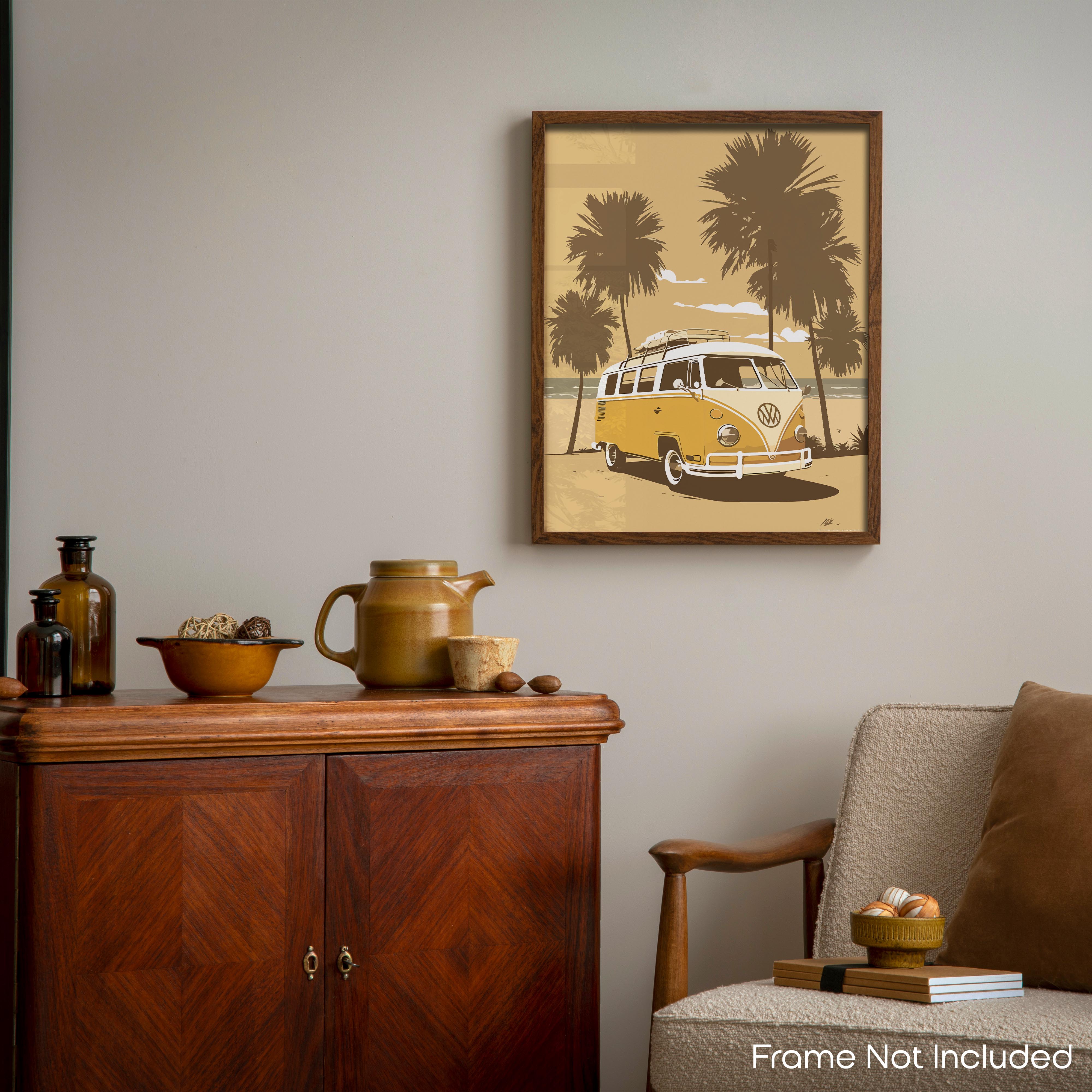 Yellow - Volkswagen Poster