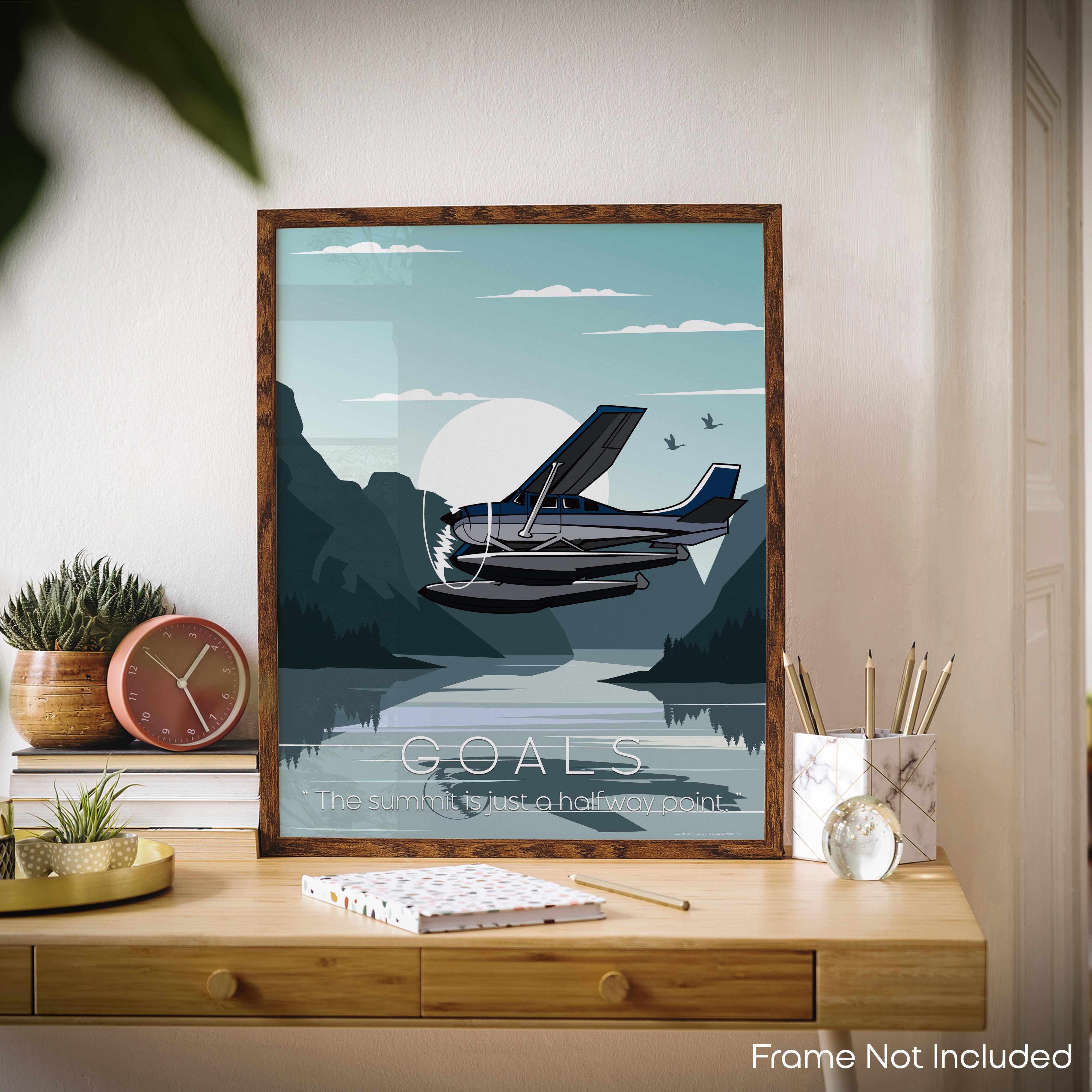 Goals - Airplane Poster