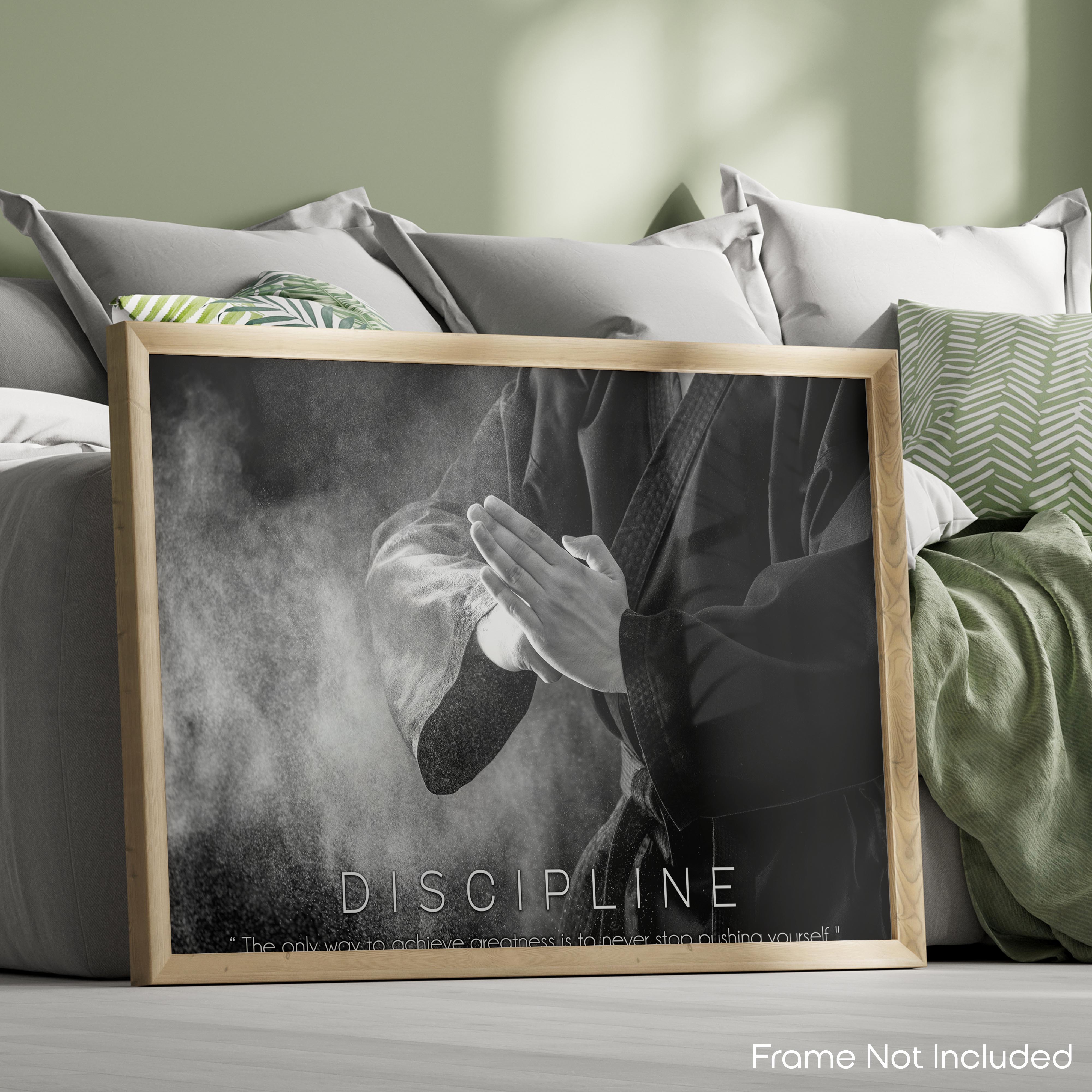 Discipline - Martial Arts Poster
