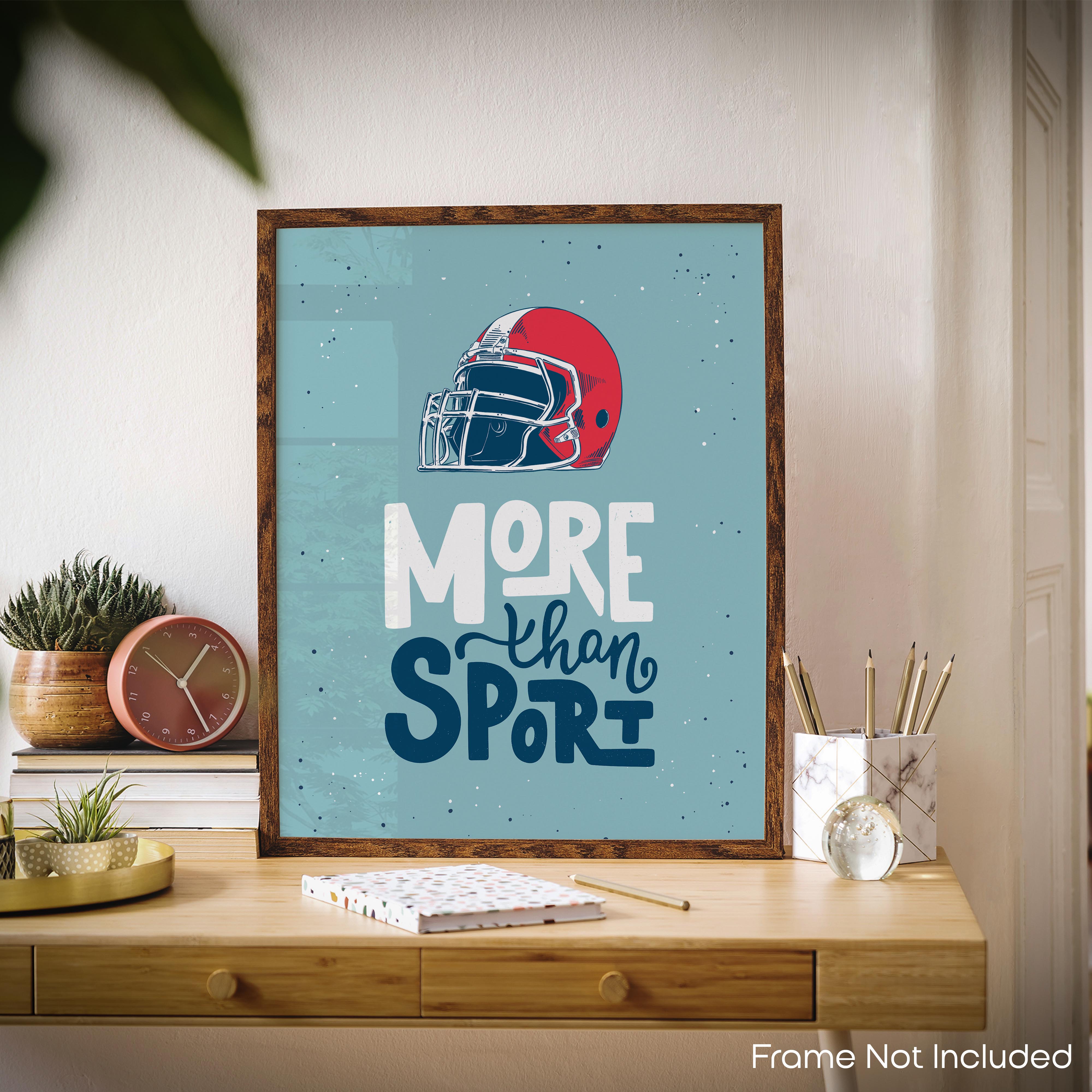 More Than Sport - Football Poster