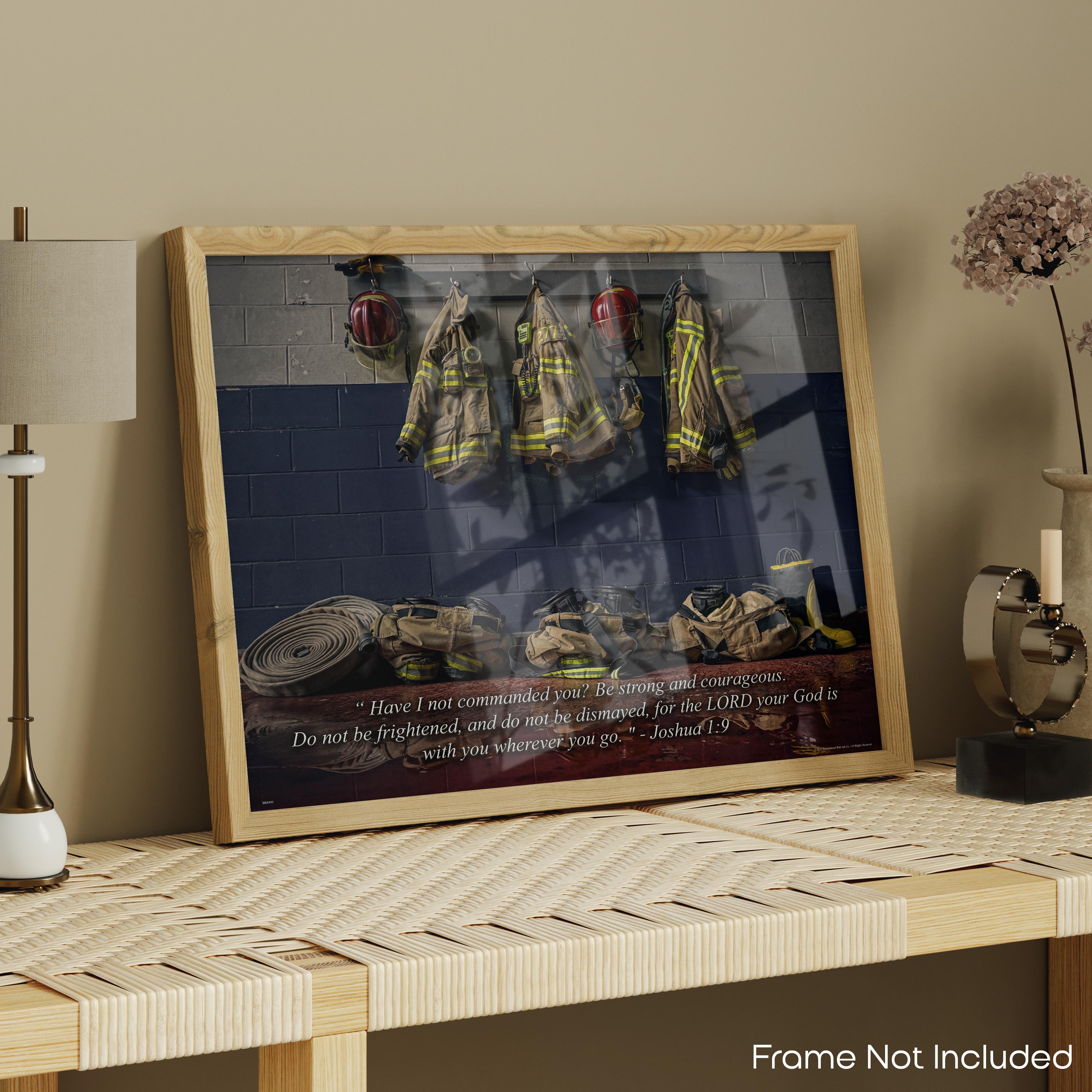 Fireman - Religious Poster