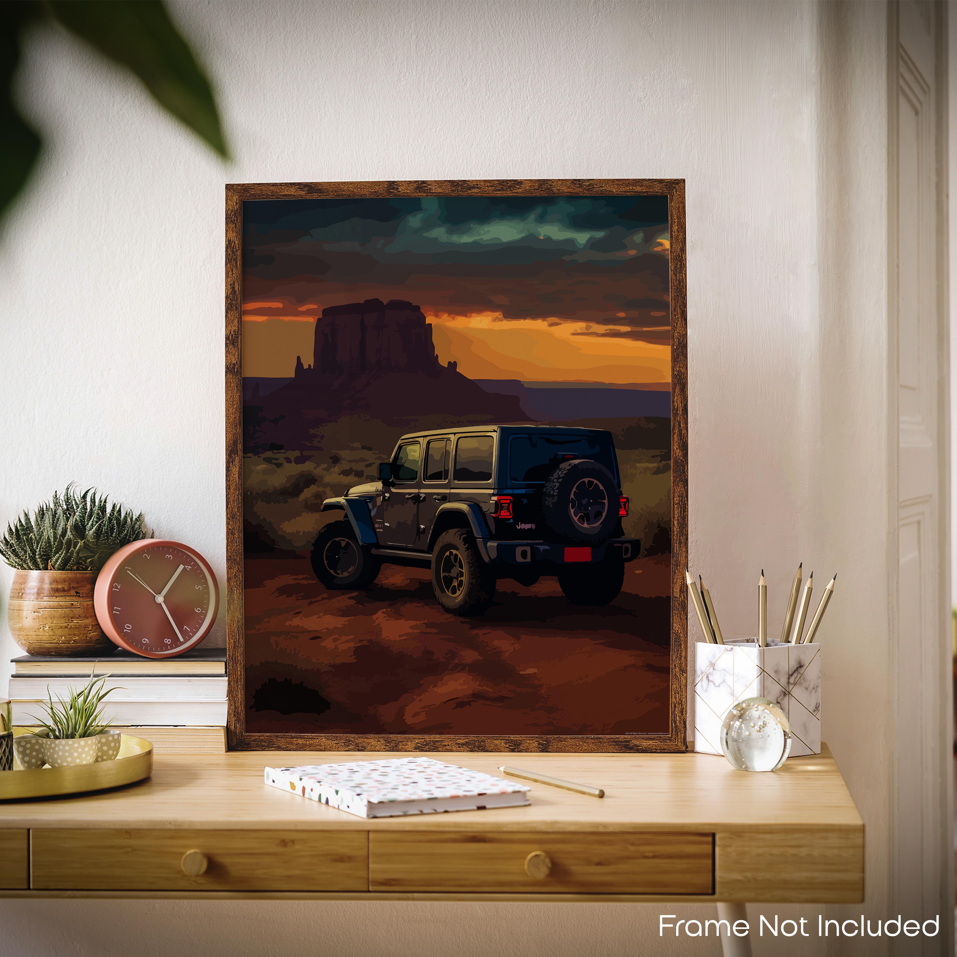 Outpace - Car Poster