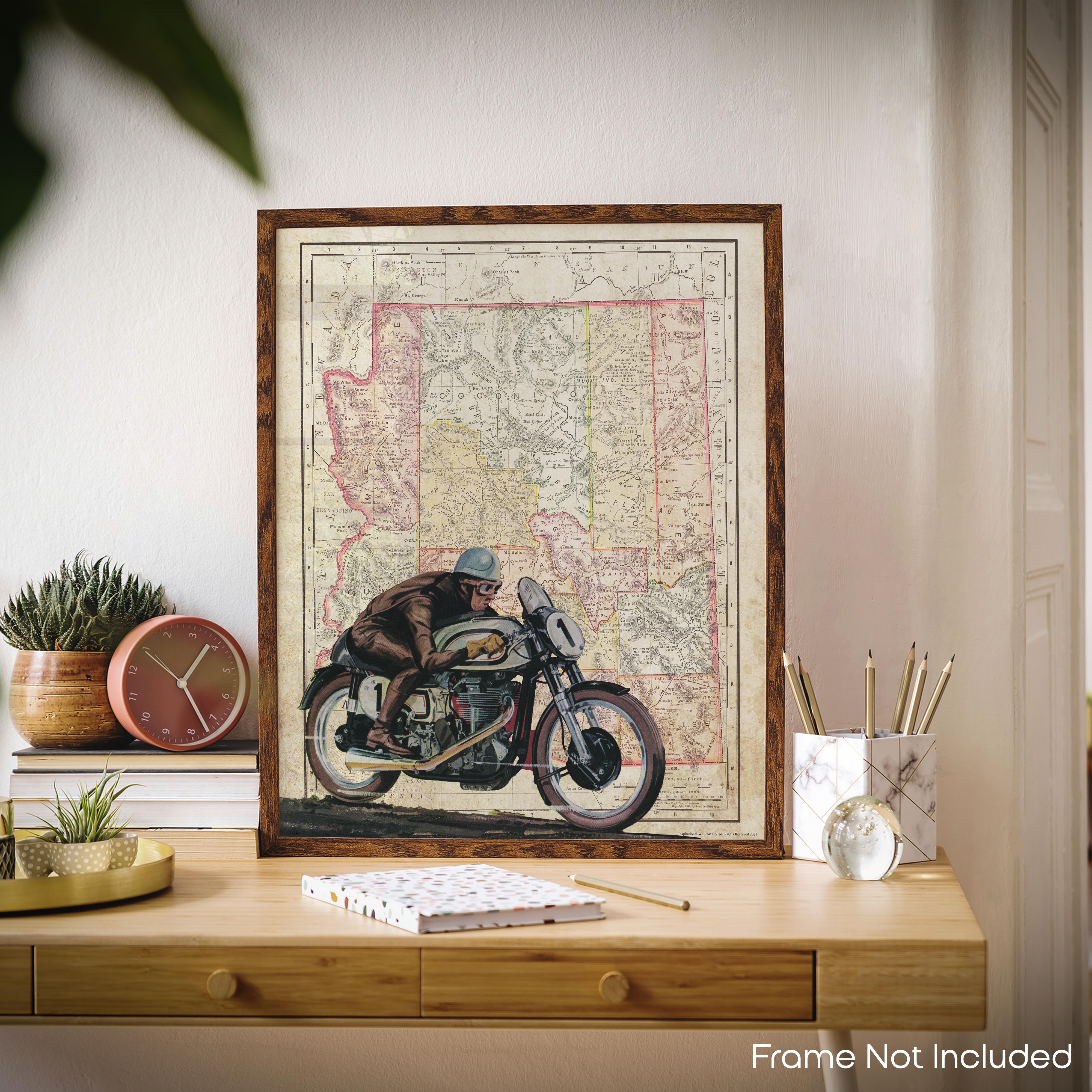 Arizona - Motorcycle Poster