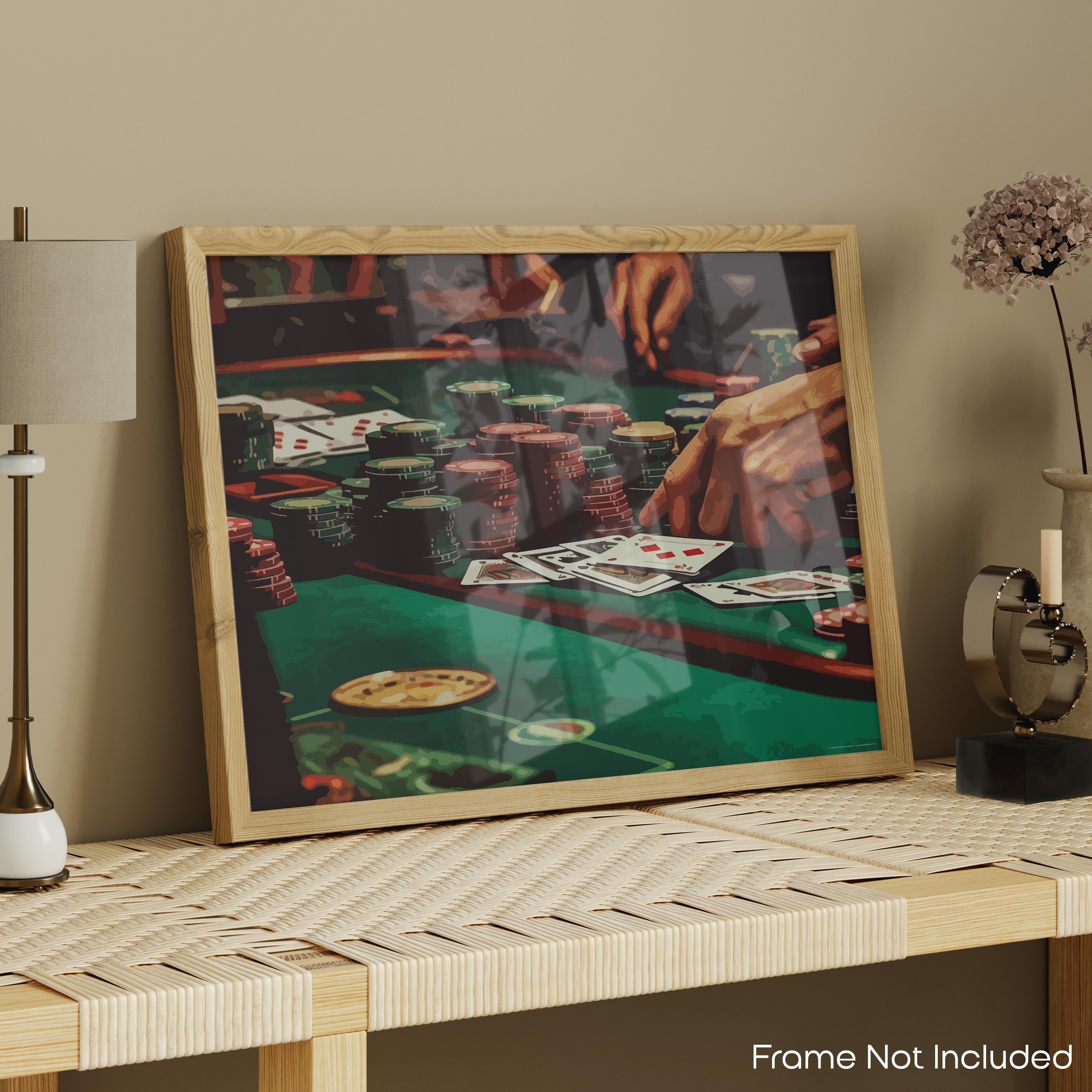 Chips - Poker Poster
