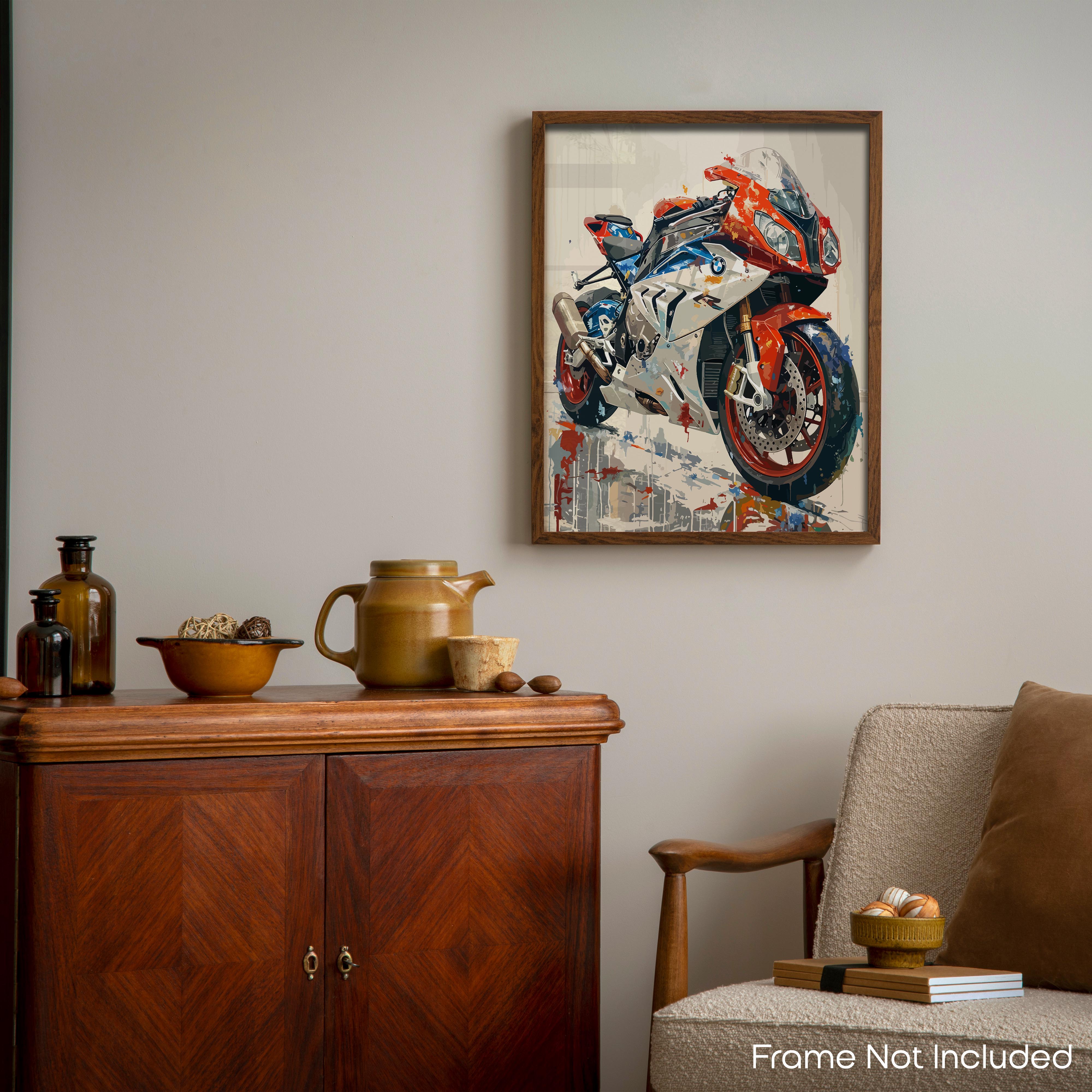 Refined - Motorcycle Poster