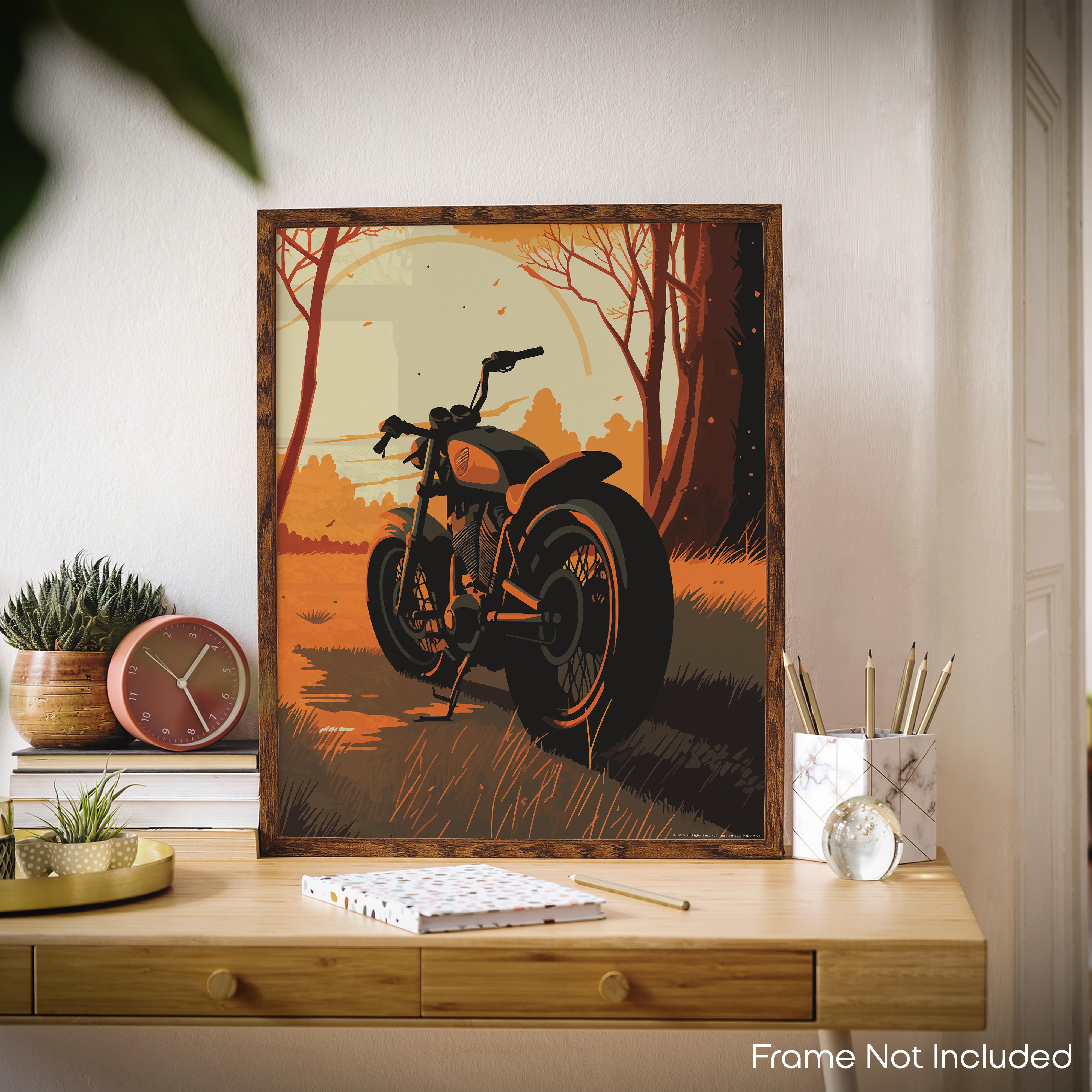 Born to Ride - Motorcycle Poster