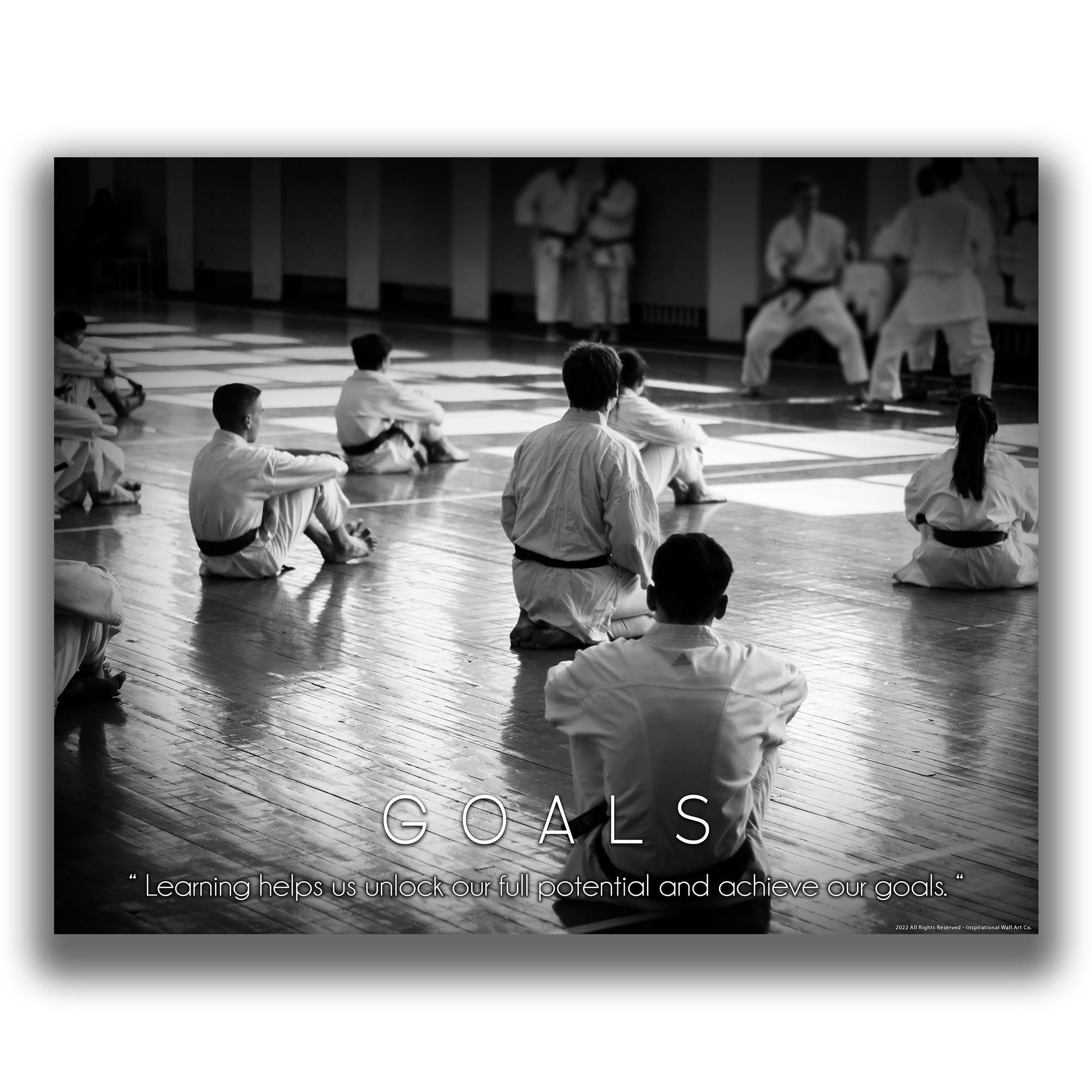 Goals - Martial Arts Poster