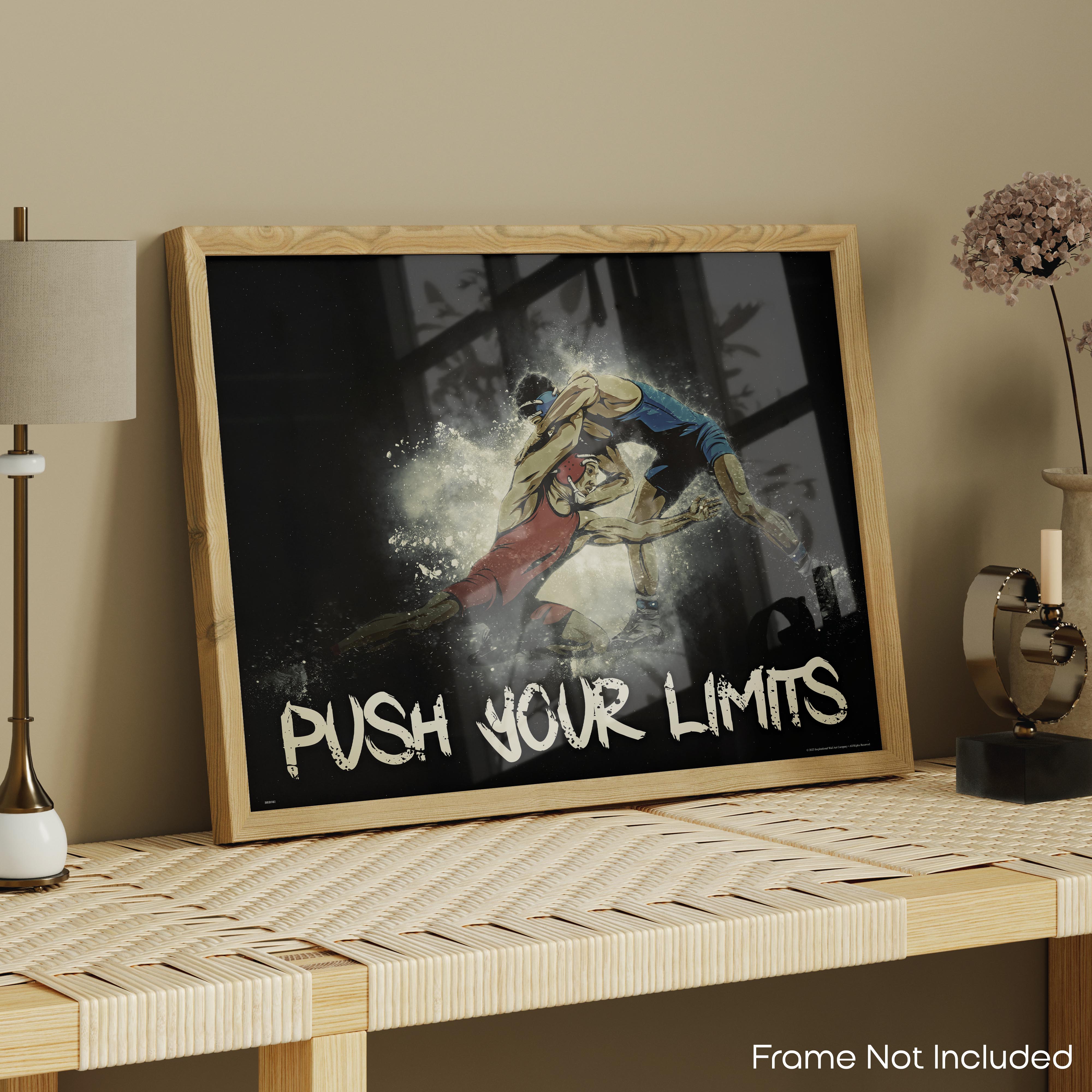Push Your Limits - Wrestling Poster
