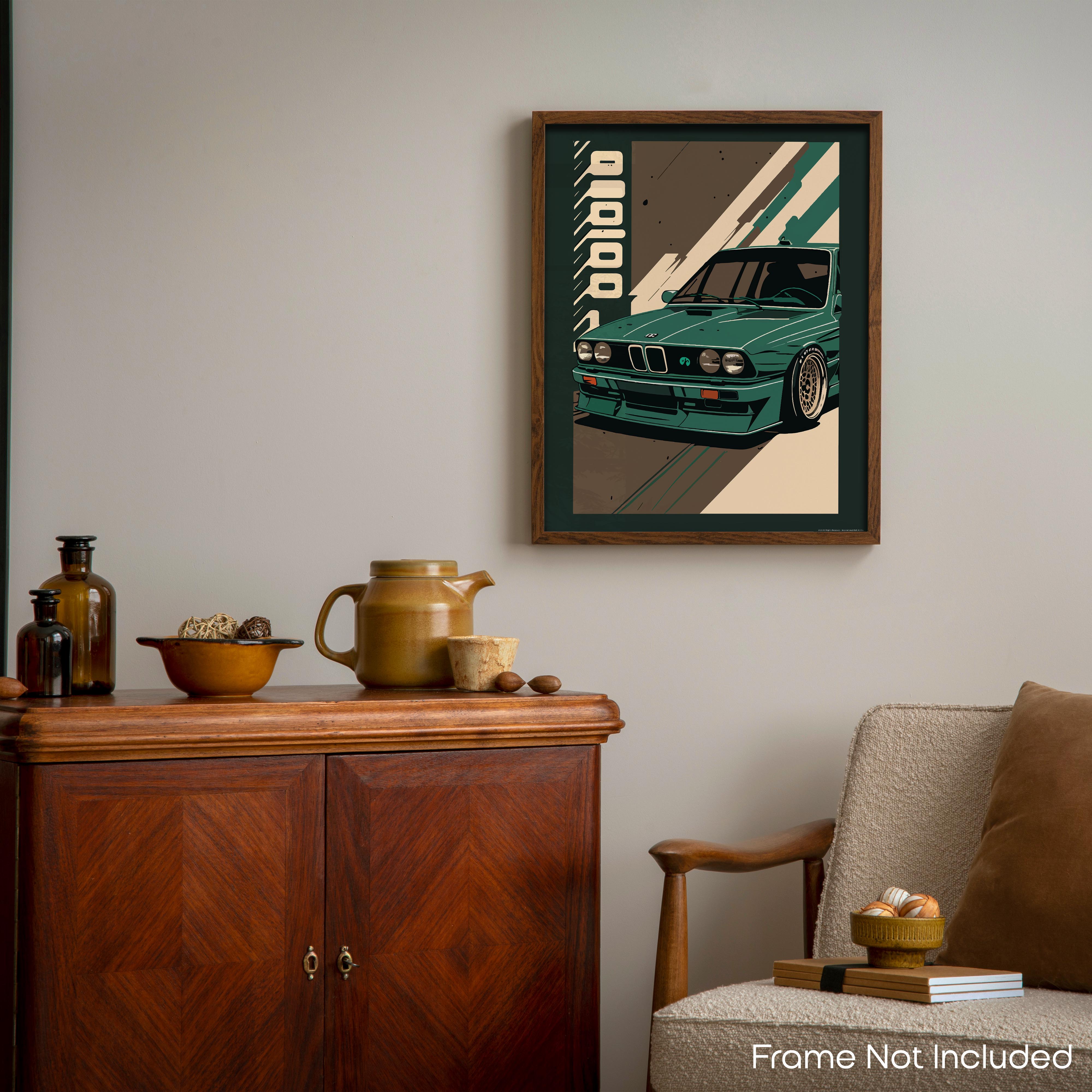 Old M3 - Car Poster