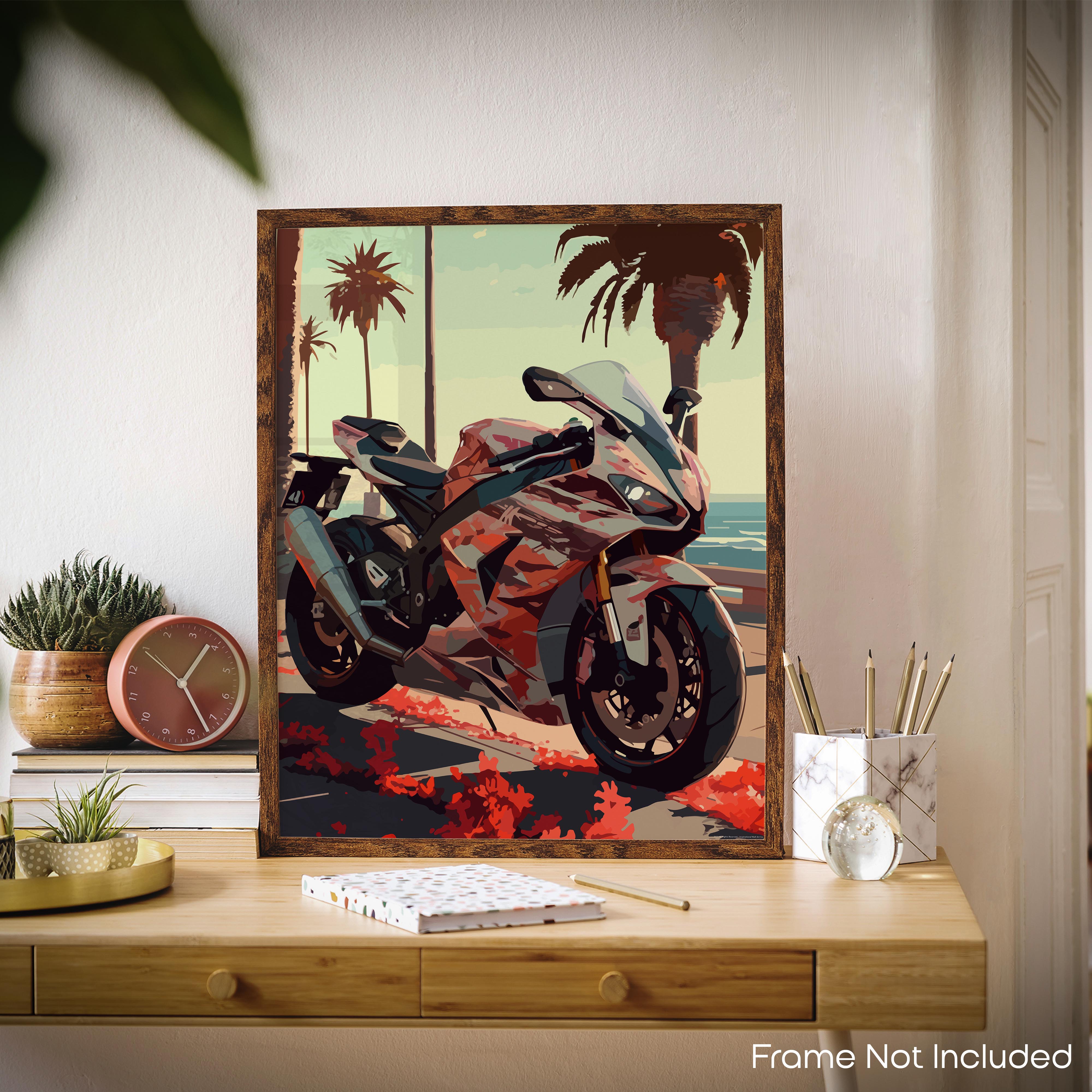 Outstanding - Motorcycle Poster