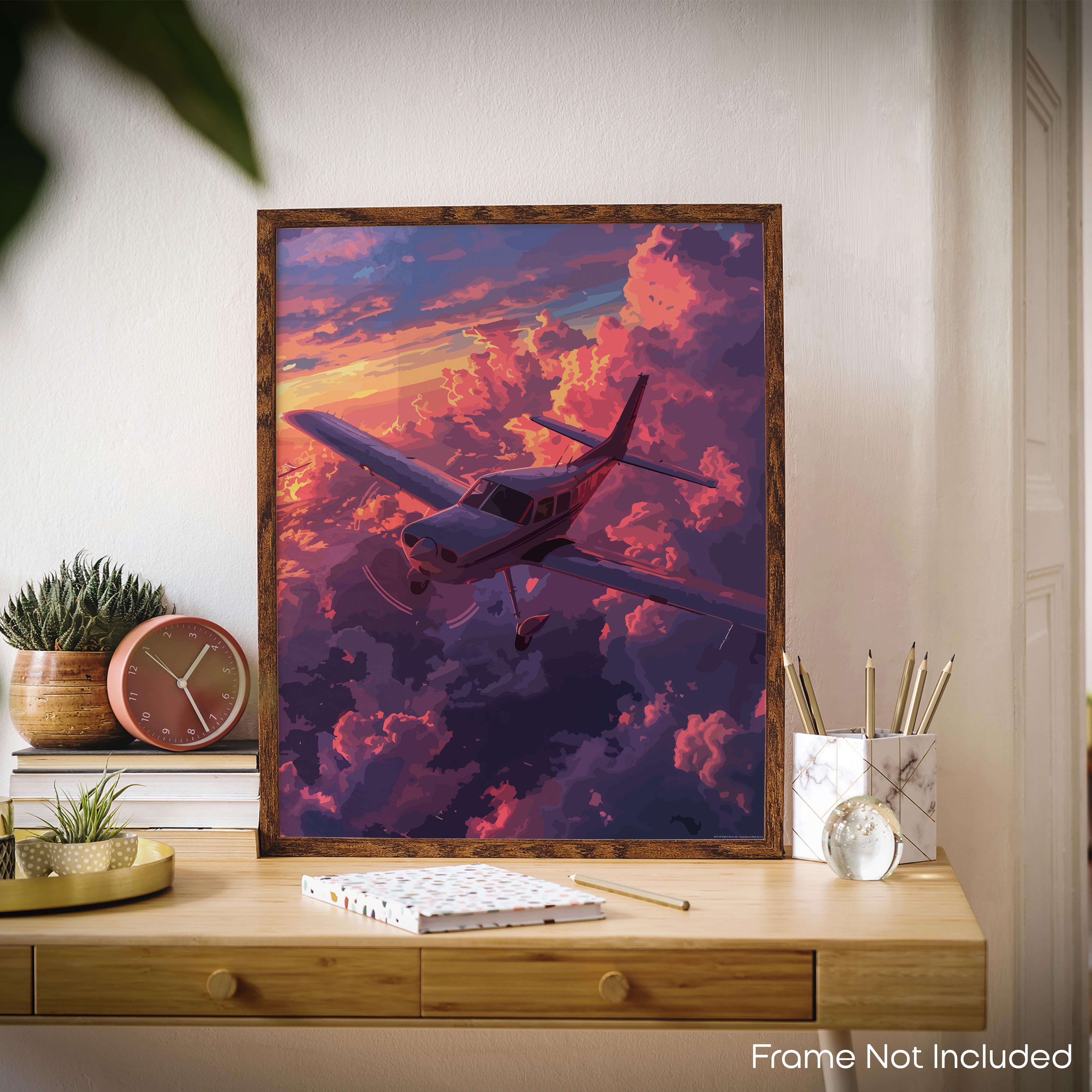 Luxurious - Airplane Poster
