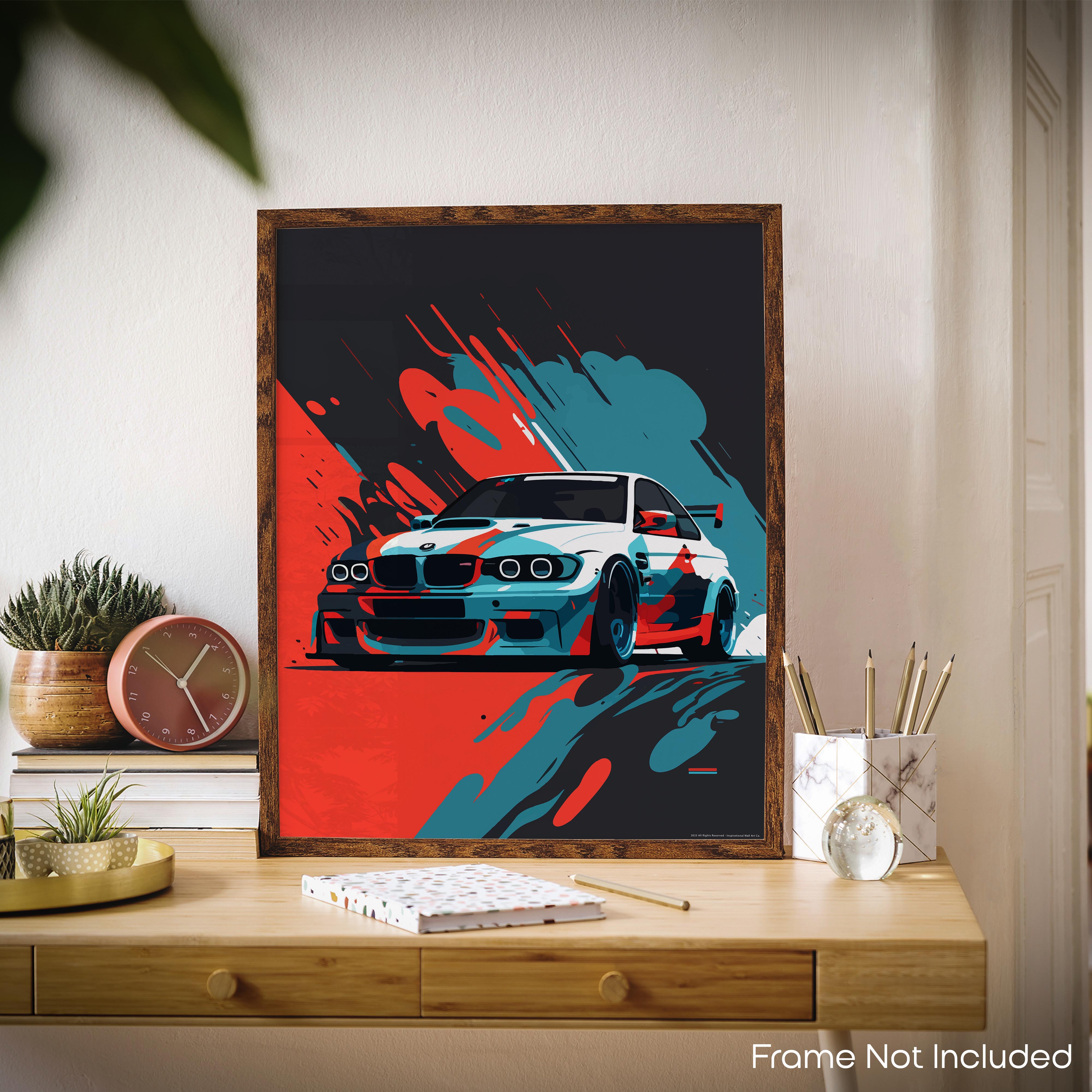 Abstract M3 - Car Poster