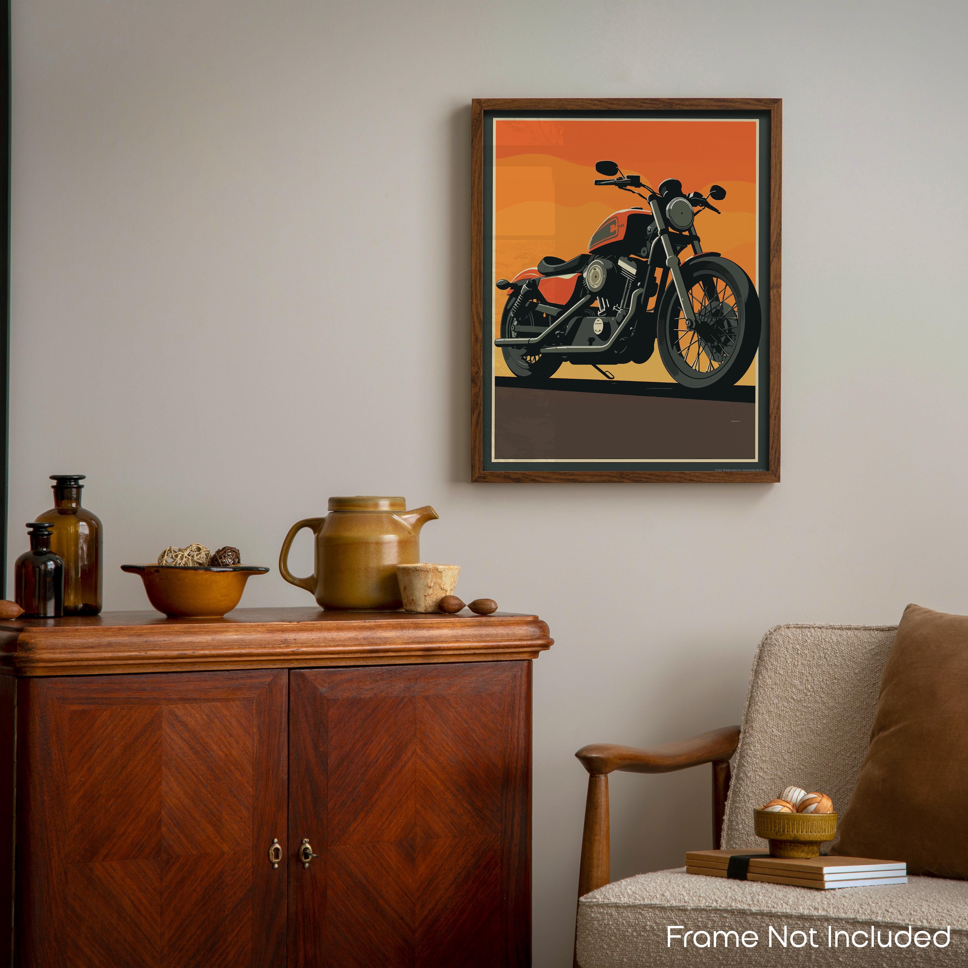Ride to Freedom - Motorcycle Poster
