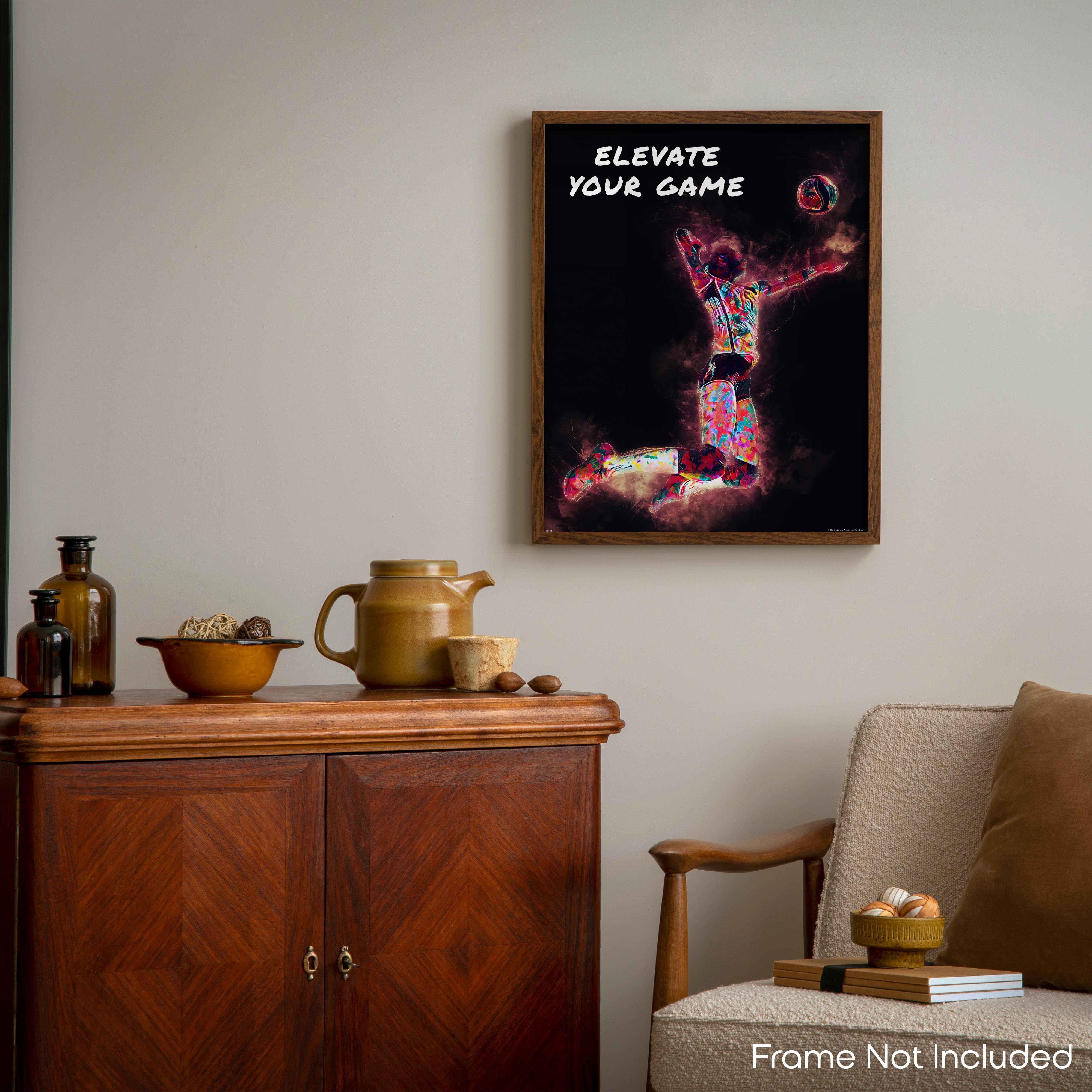 Elevate Your Game - Volleyball Poster