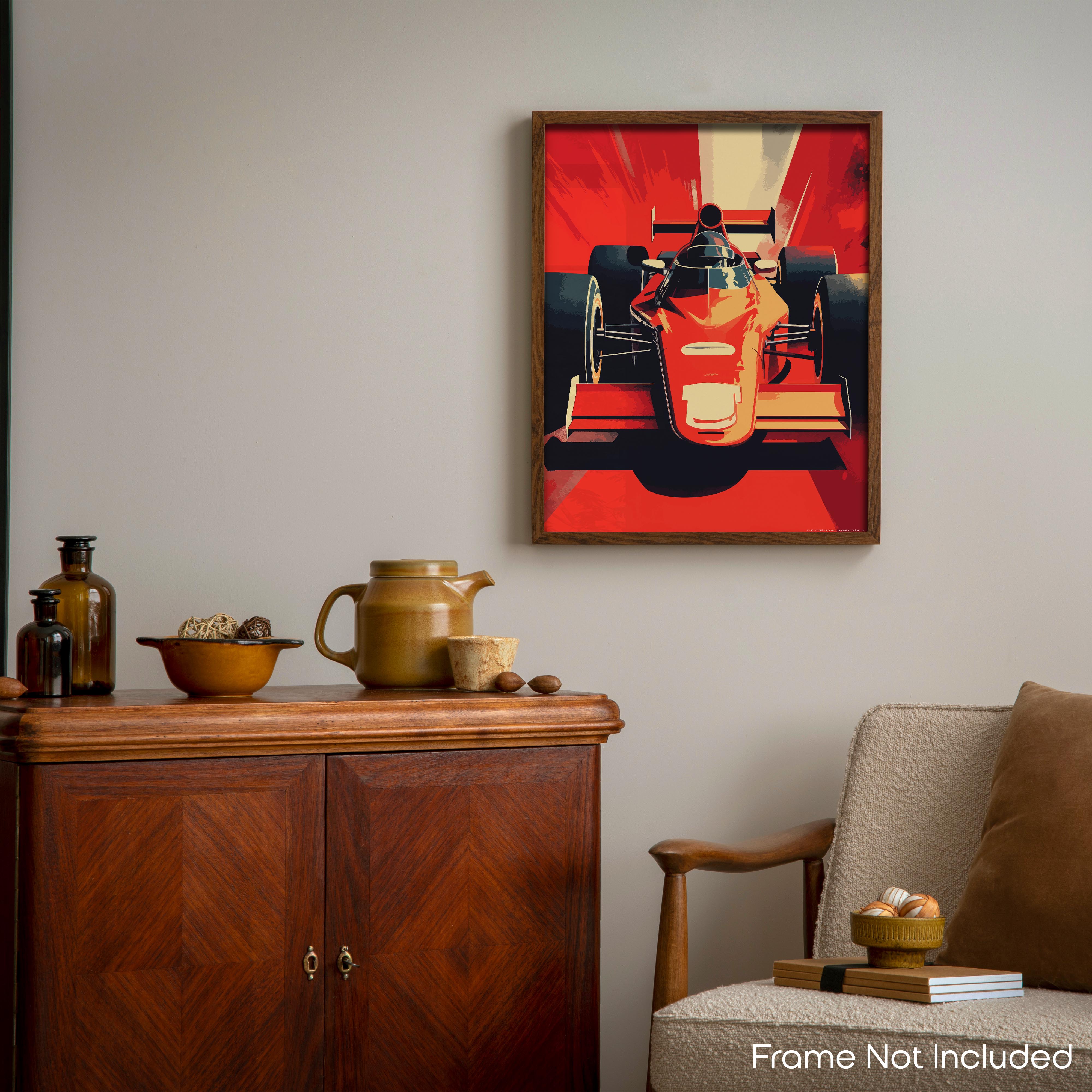 Roaring Wheels - Car Poster