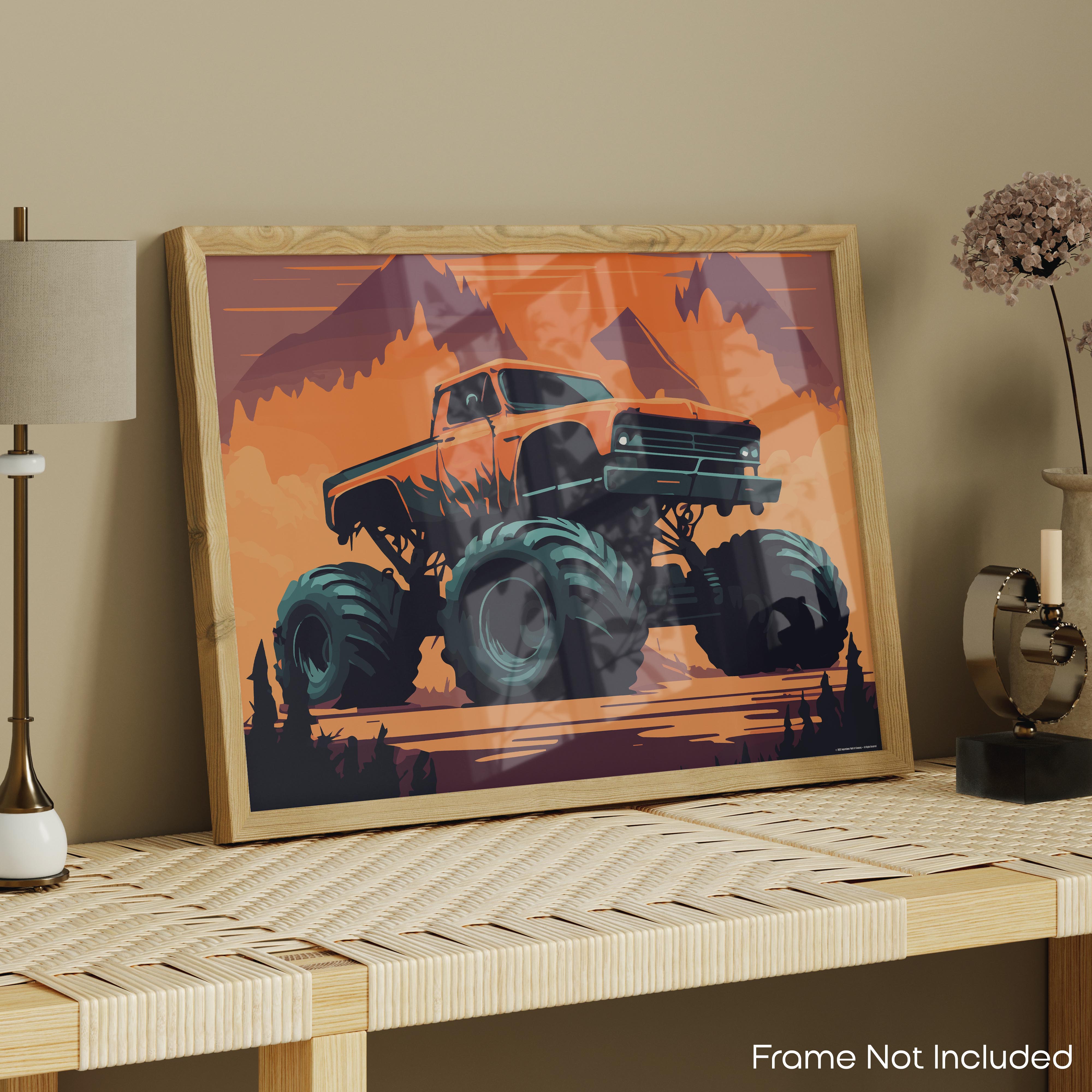 Big Orange - Truck Poster