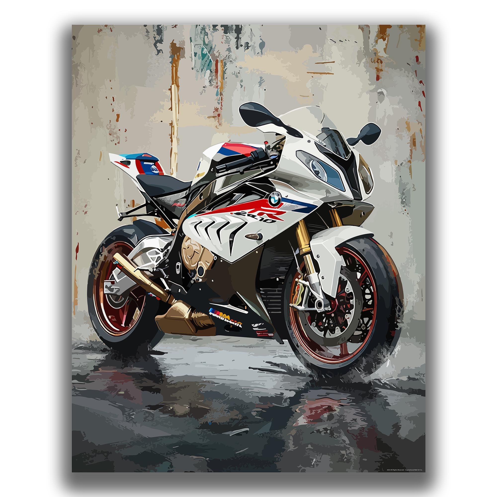 Rugged - Motorcycle Poster
