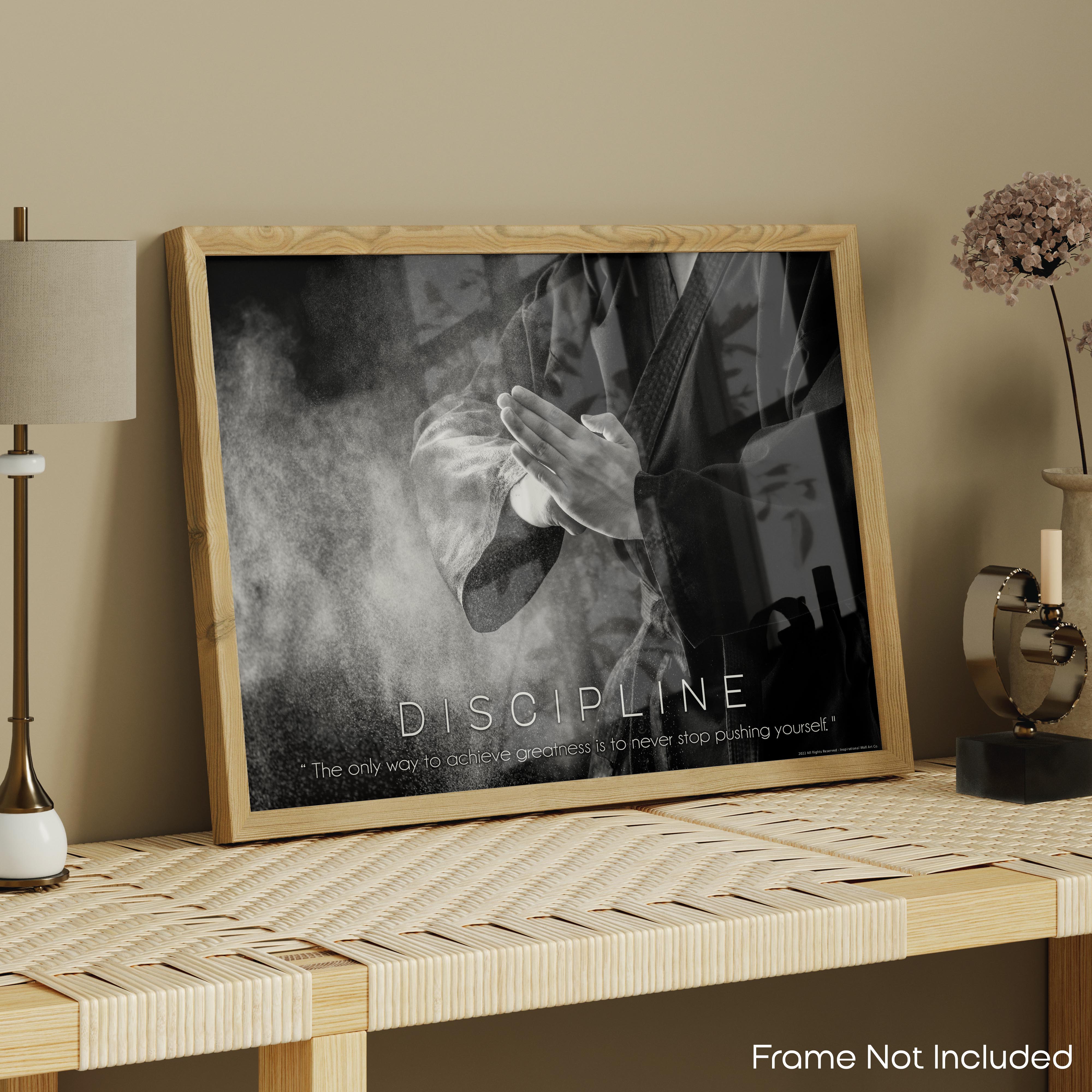 Discipline - Martial Arts Poster