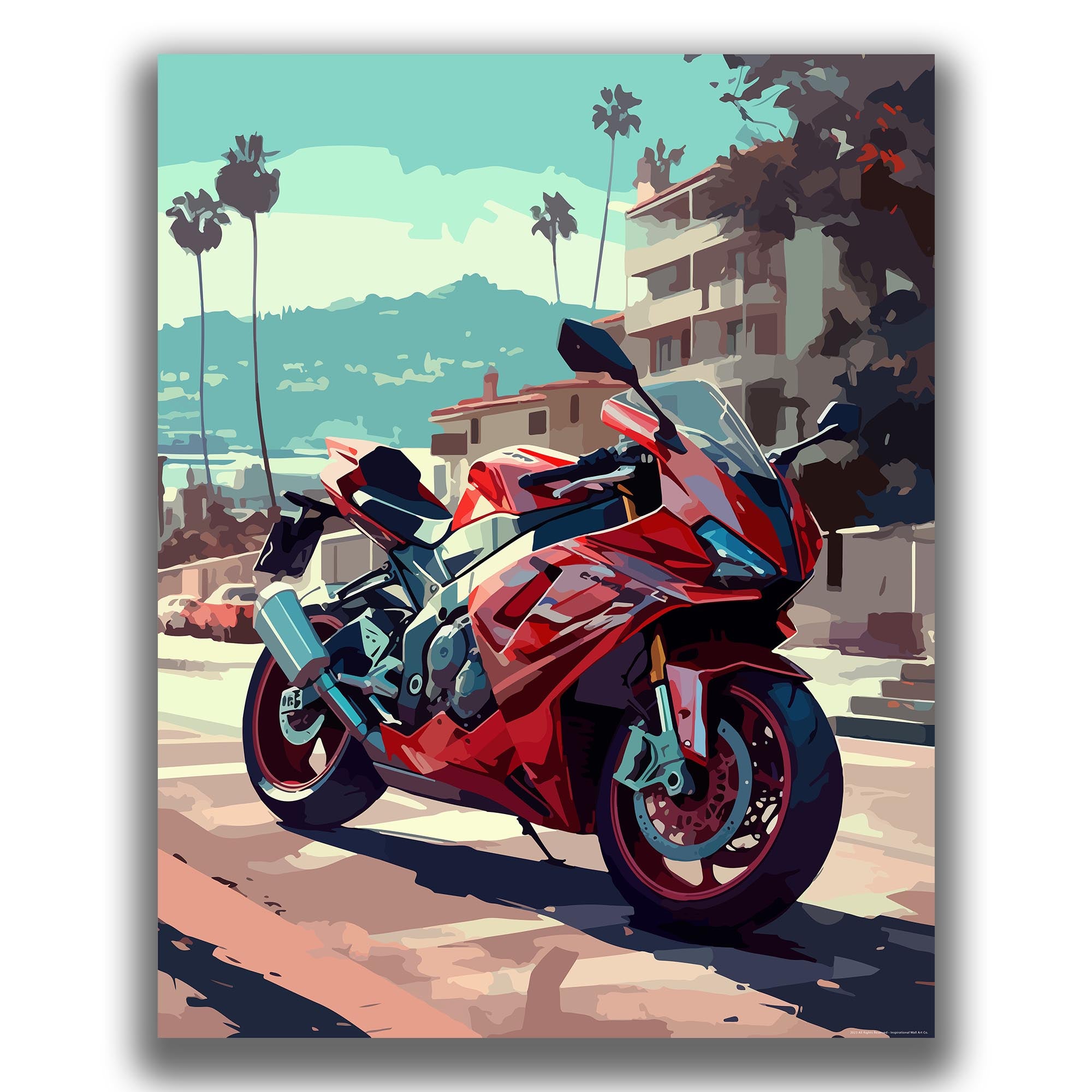 Velocity - Motorcycle Poster