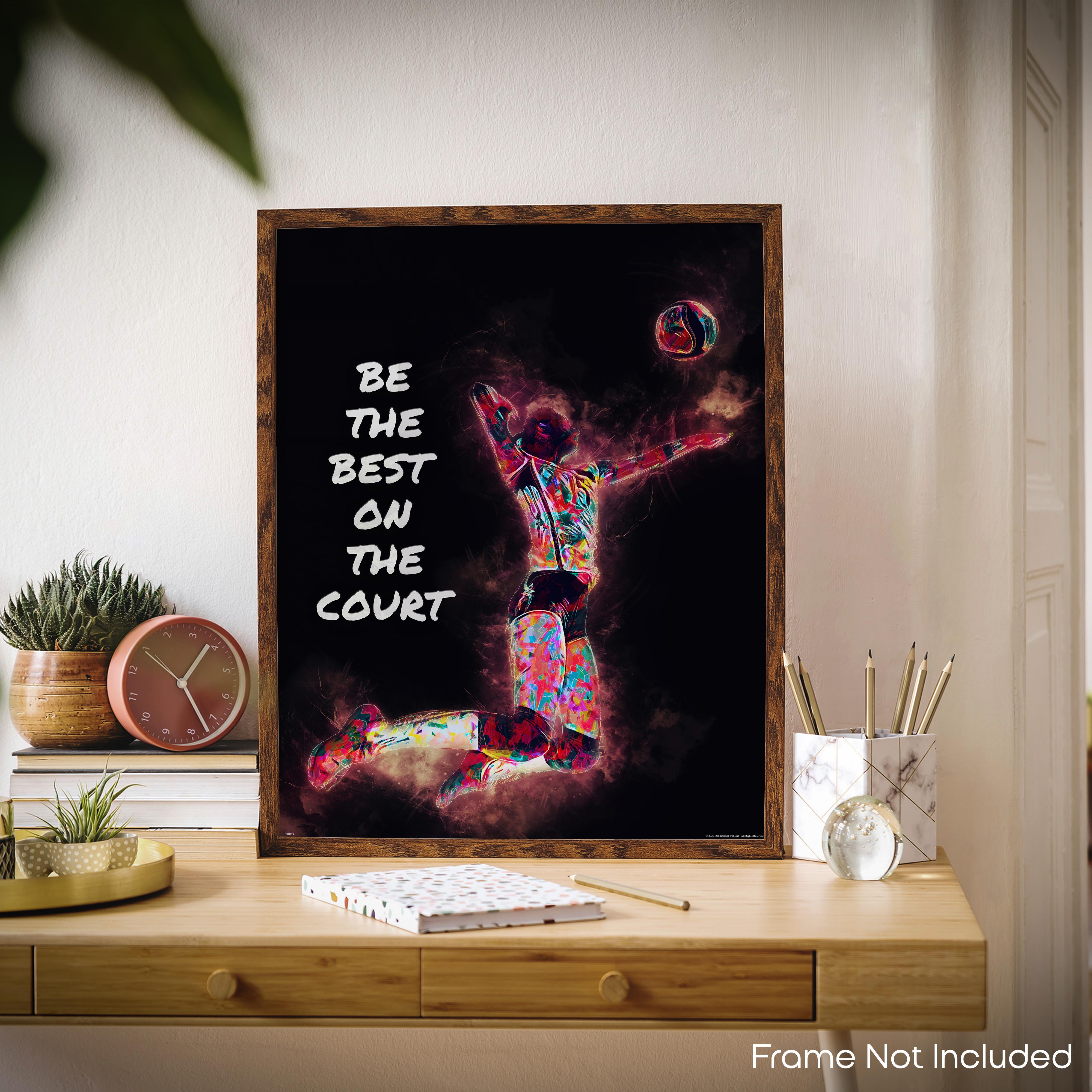 Be The Best - Volleyball Poster