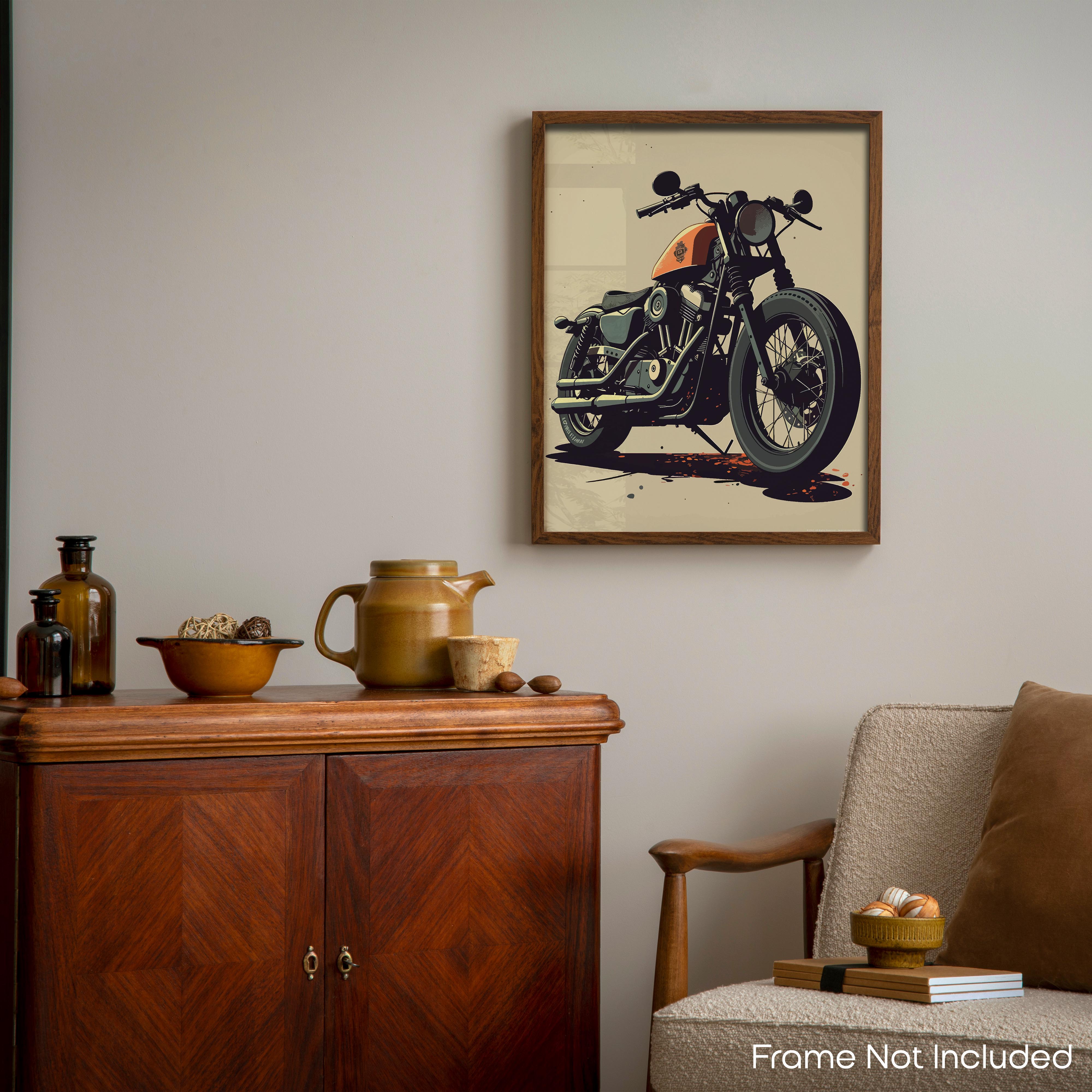 Rider's Pride - Motorcycle Poster