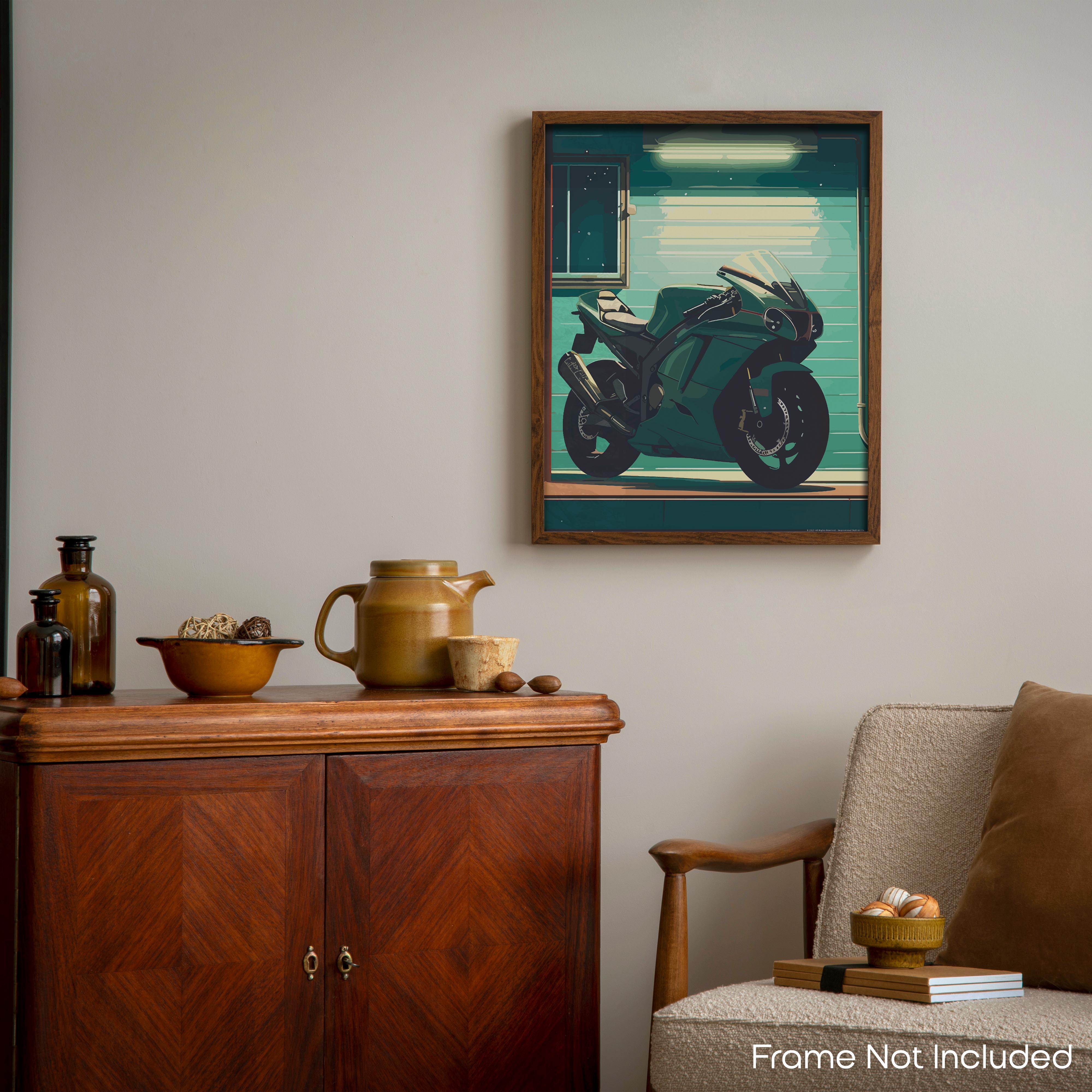 Highway Bliss - Motorcycle Poster