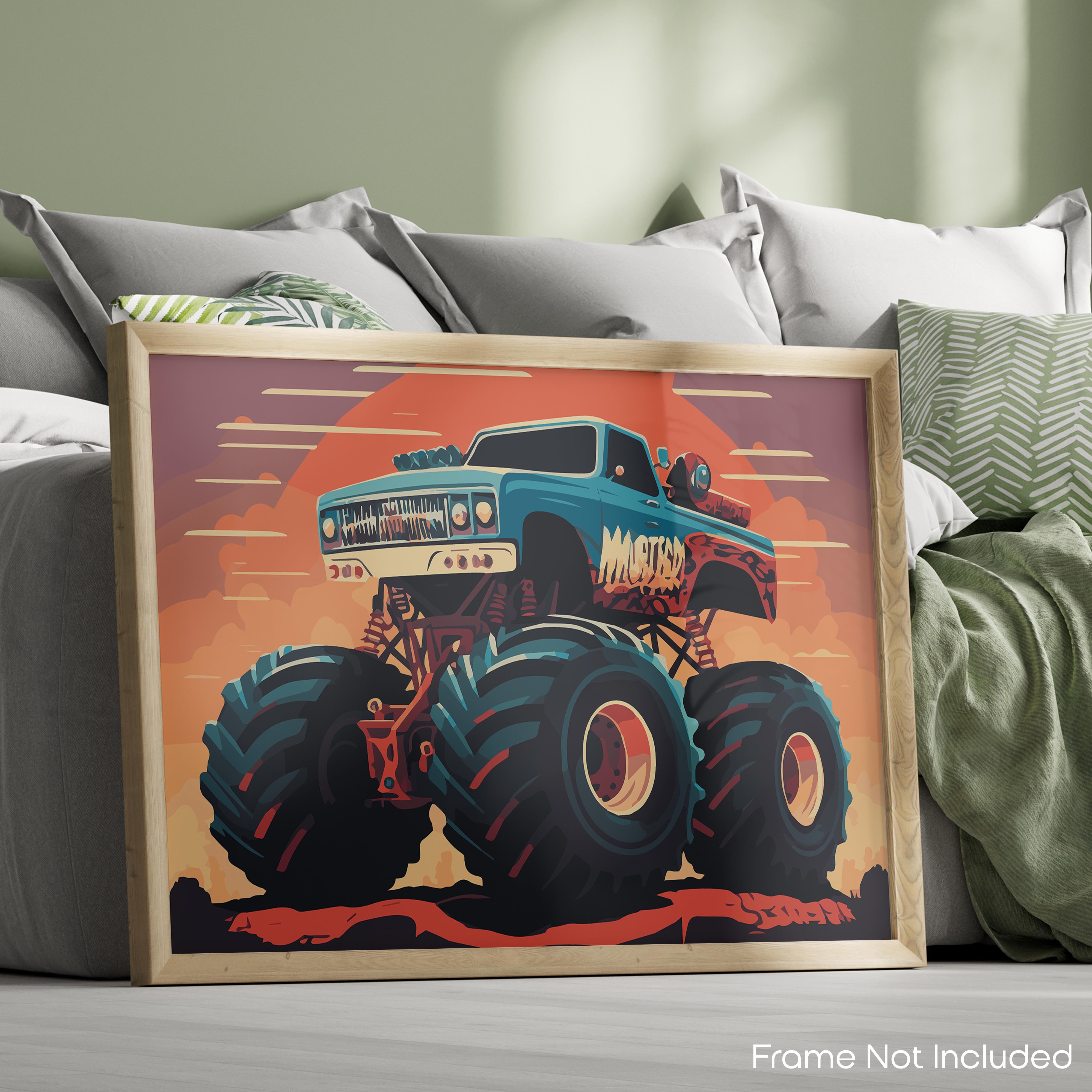 Big Blue - Truck Poster