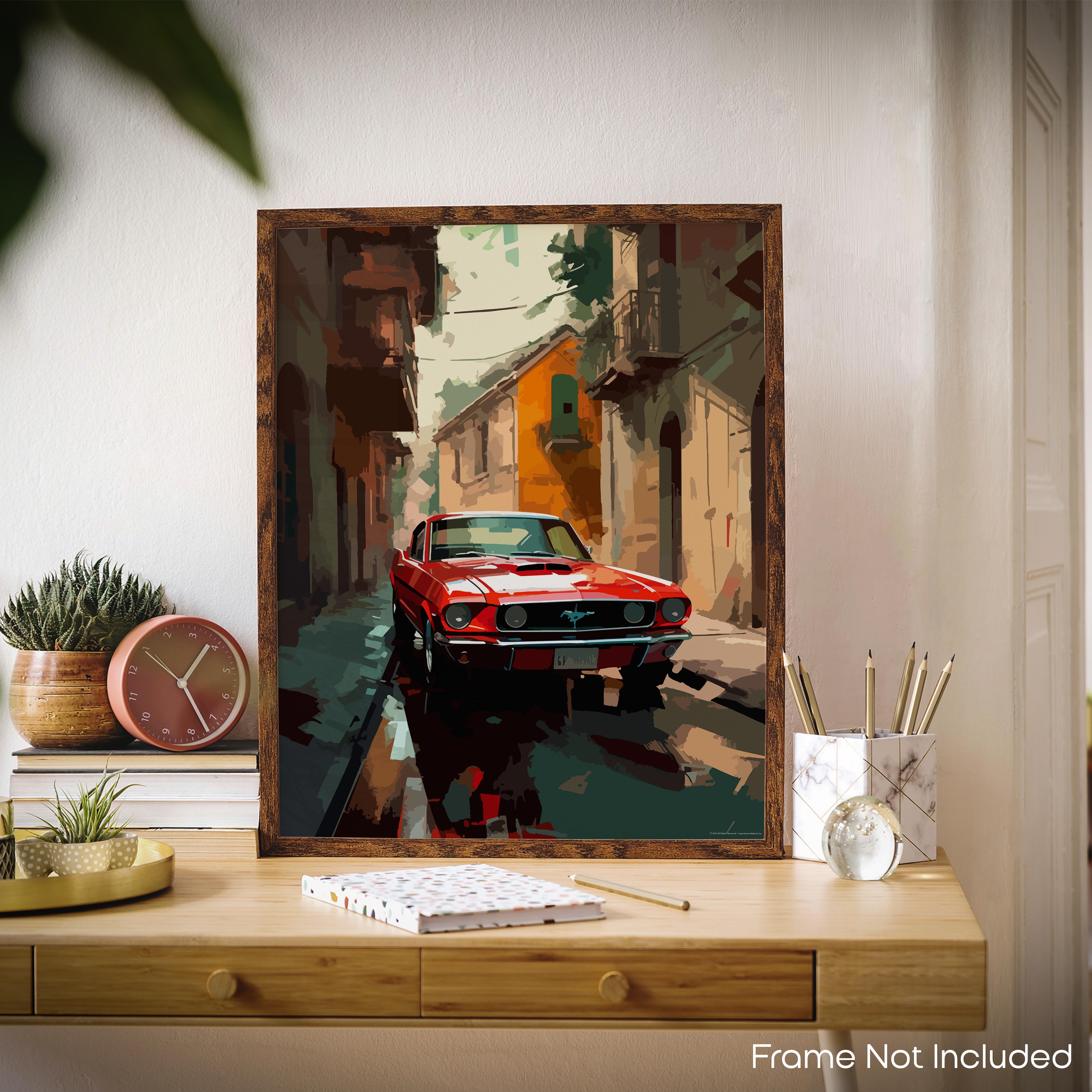 V8 - Car Poster
