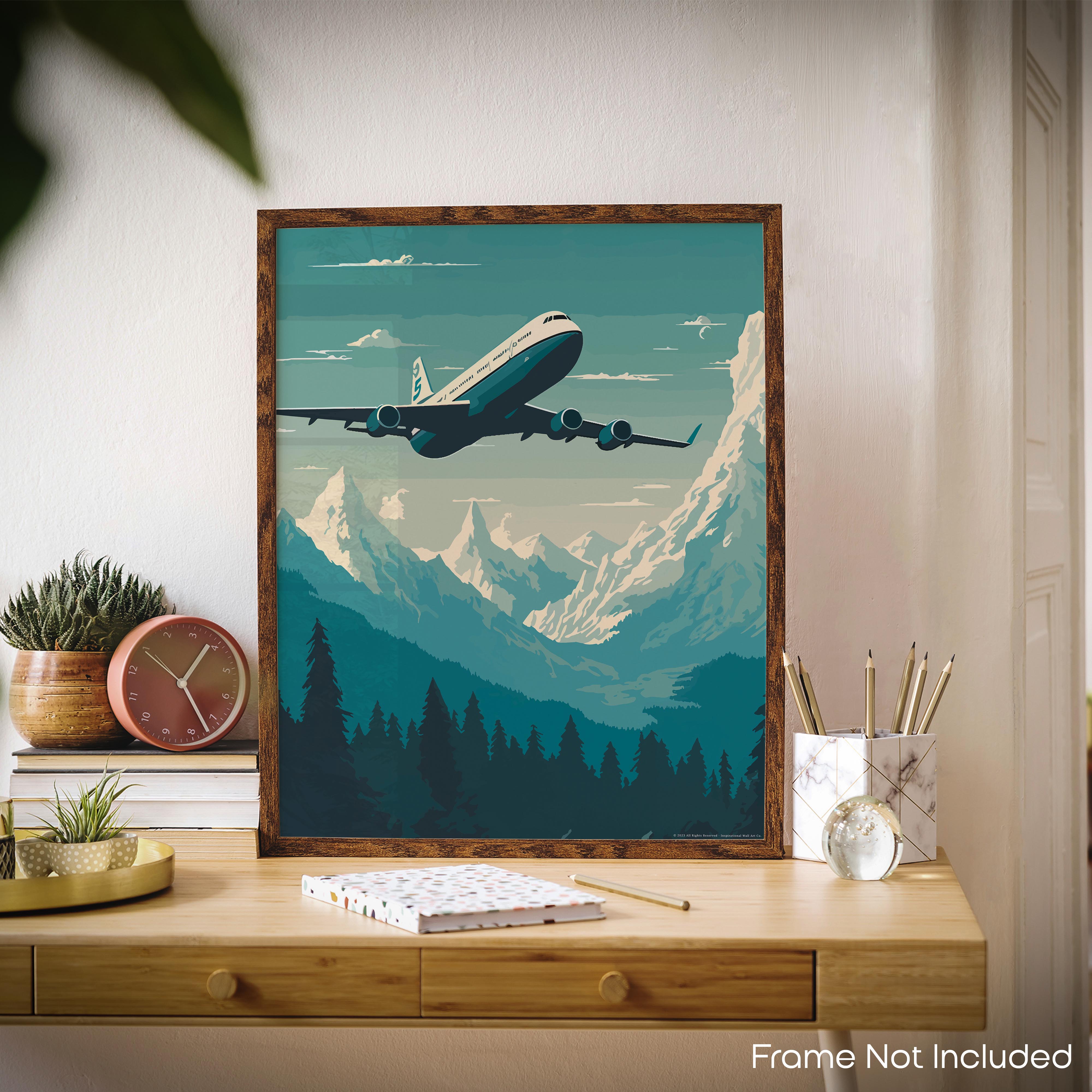 Skybound Adventure - Airplane Poster